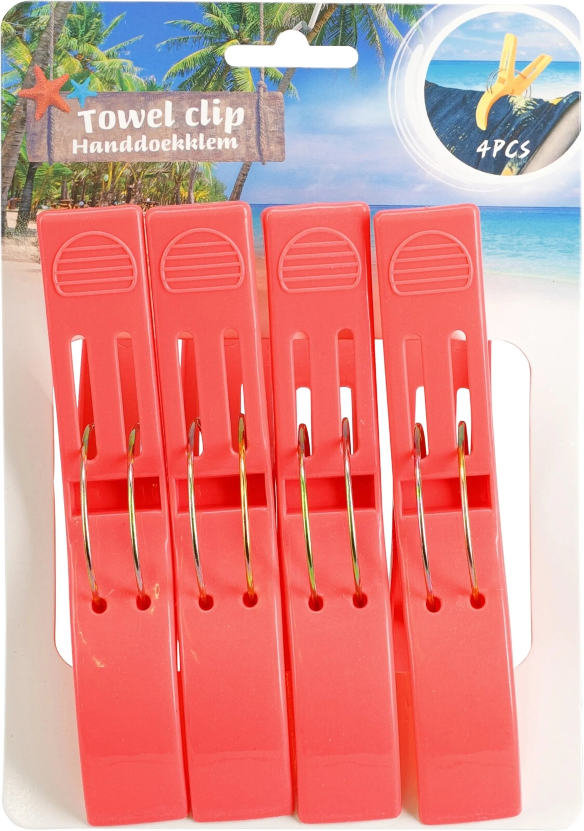 Handtuchclip Set 4Stk