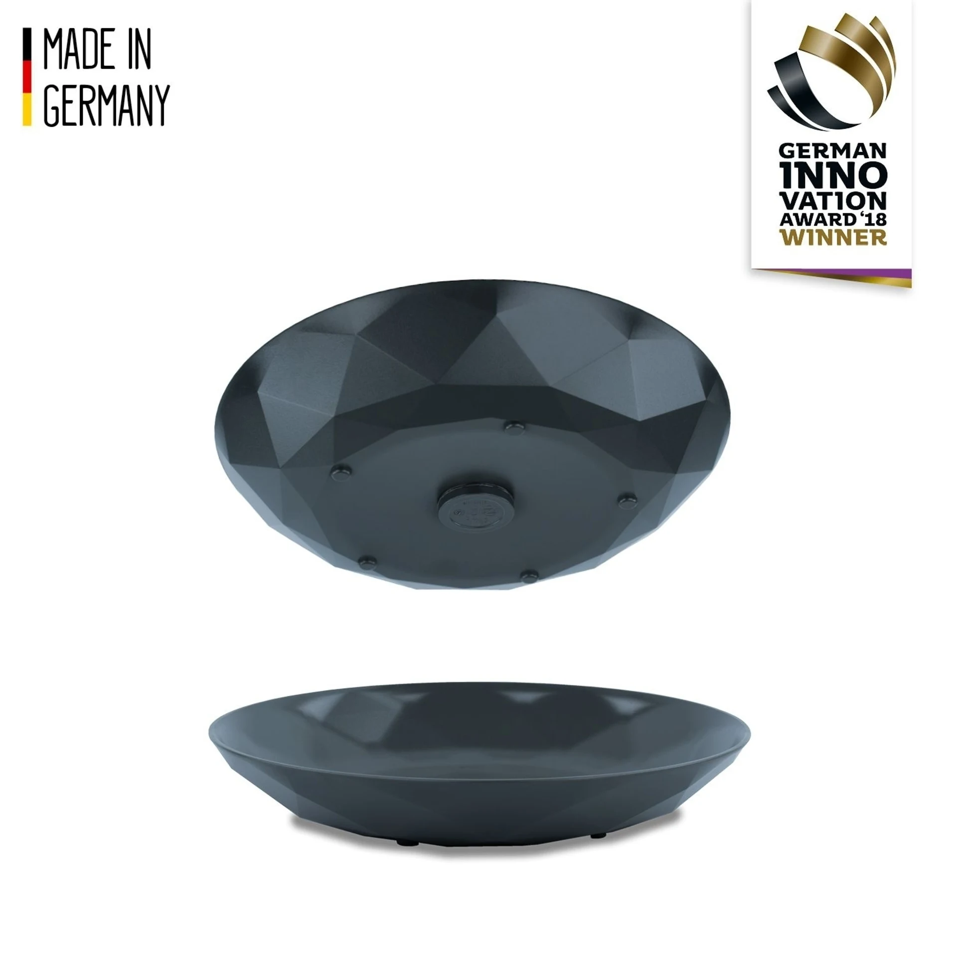 silwy® Assiette magnétique universelle (set de 2) GREY