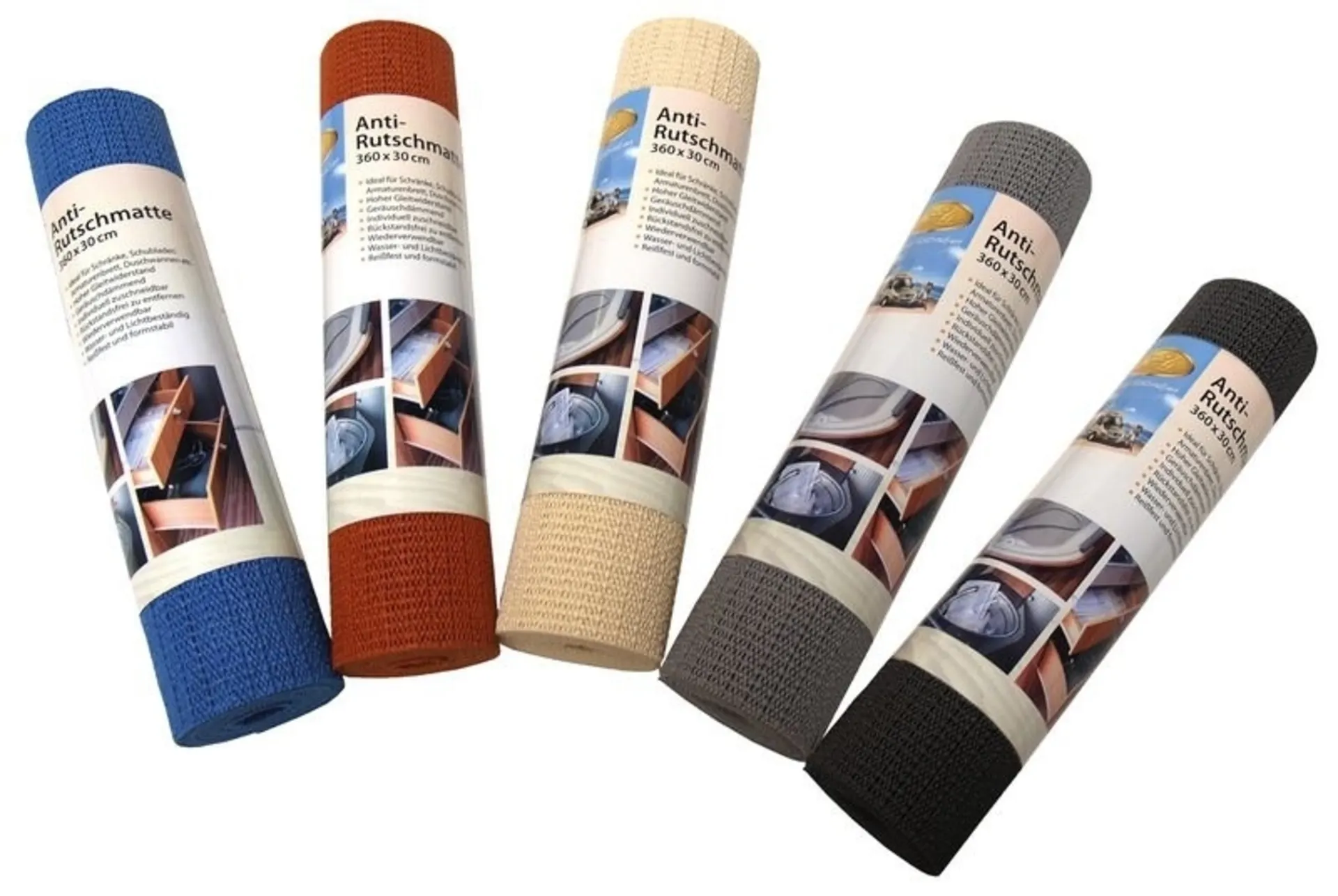 Anti-Rutschmatte blau 30x360cm - Vielzweck-Einlage Anti-Slip von Camp4