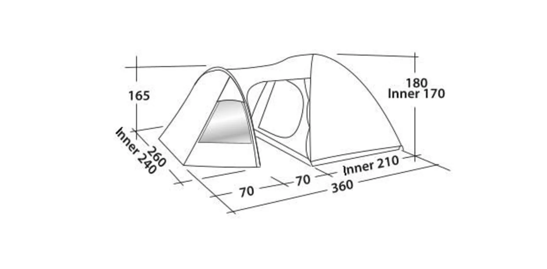 Blazar 400 Rustic Green Easy Camp Campingzelt