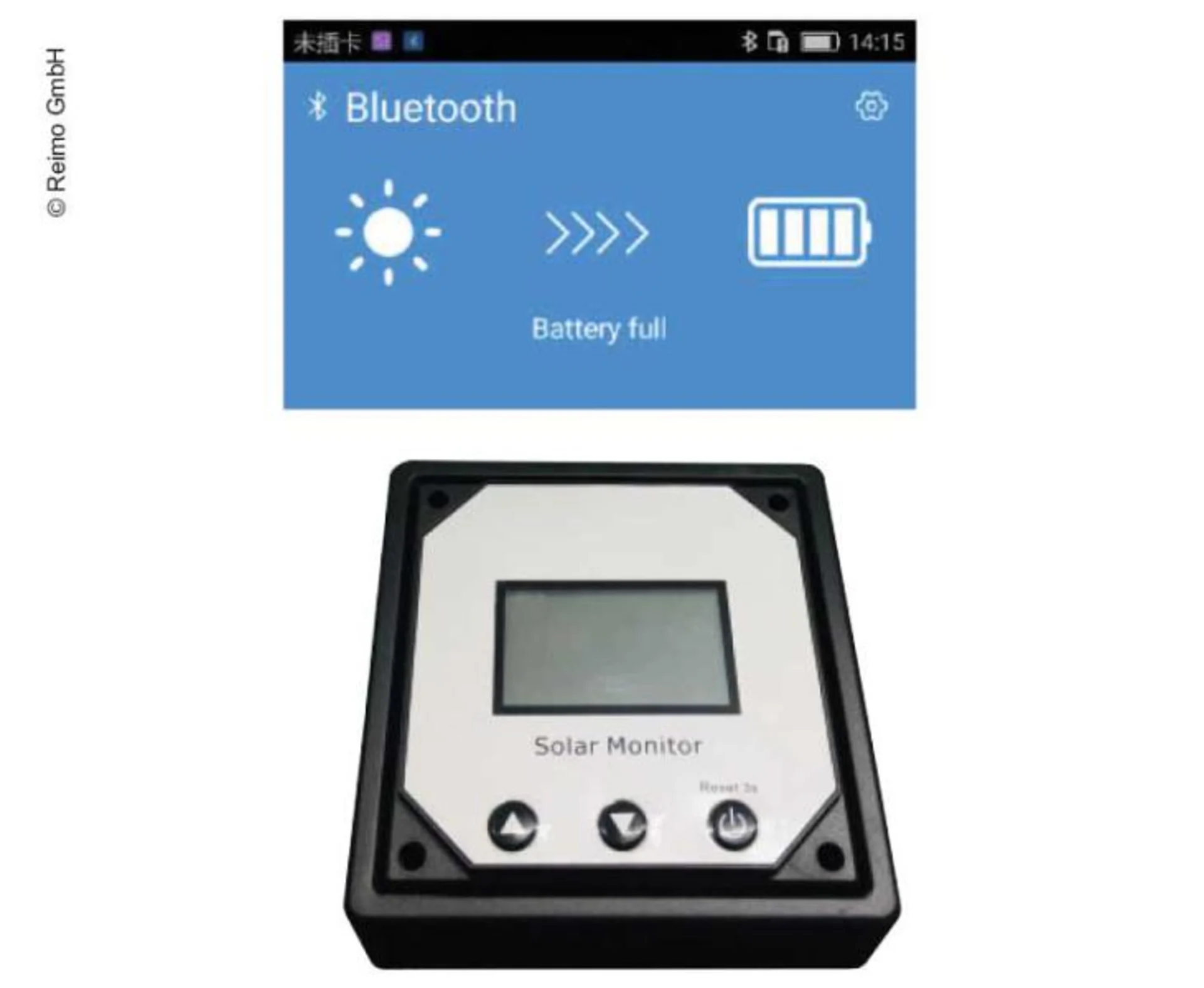 Carbest MPPT-Solarladeregler Bedienteil, Grösse: 1