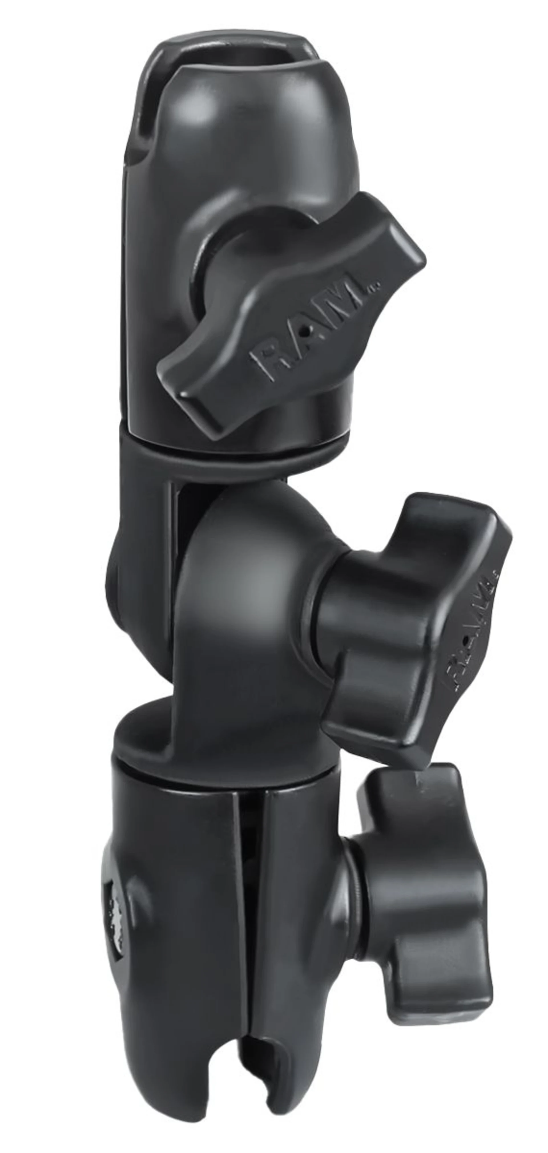 Bras de fixation RAM Mounts avec articulation pivotante, rotule B (1") Avec articulation pivotante à 180° au centre, longueur 160 mm Bras de fixation RAM Mounts avec articulation pivotante, rotule B (1") Avec articulation pivotante à 180° au centre, longueur 160 mm