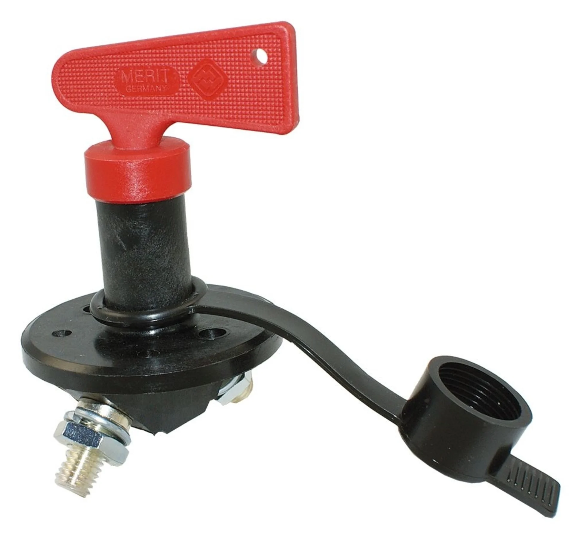 Merit Batterietrennschalter 100 A 100 A / max. 24 V / M10 / mit Reserveschlüssel