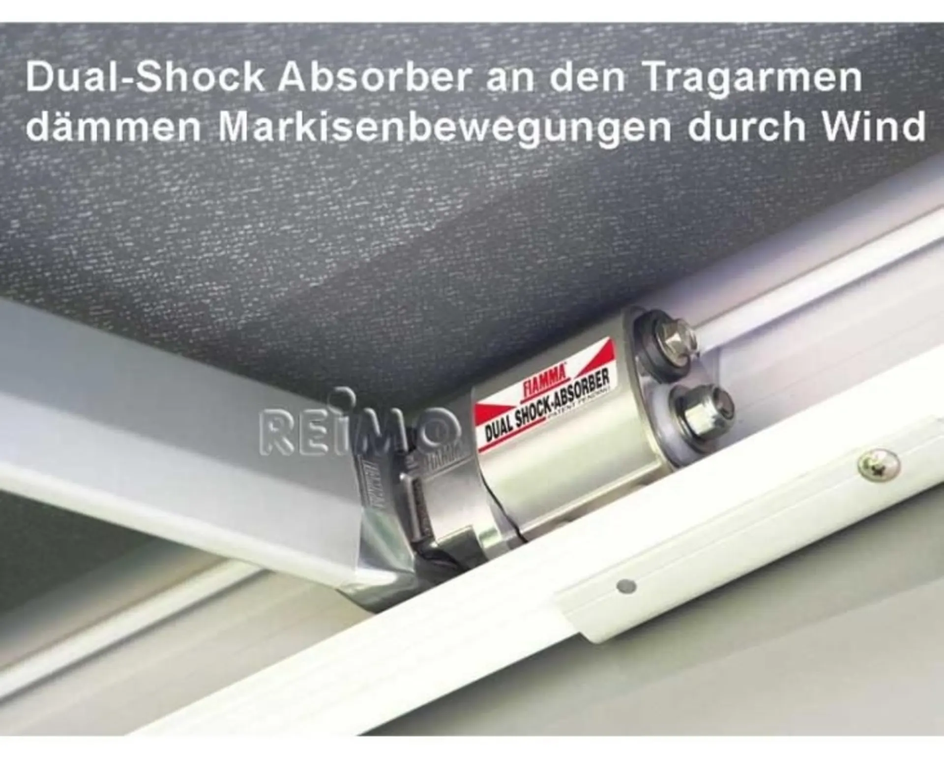 Fiamma F45s Wandmarkise Sahara 4m mit Dual-Shock Absorber