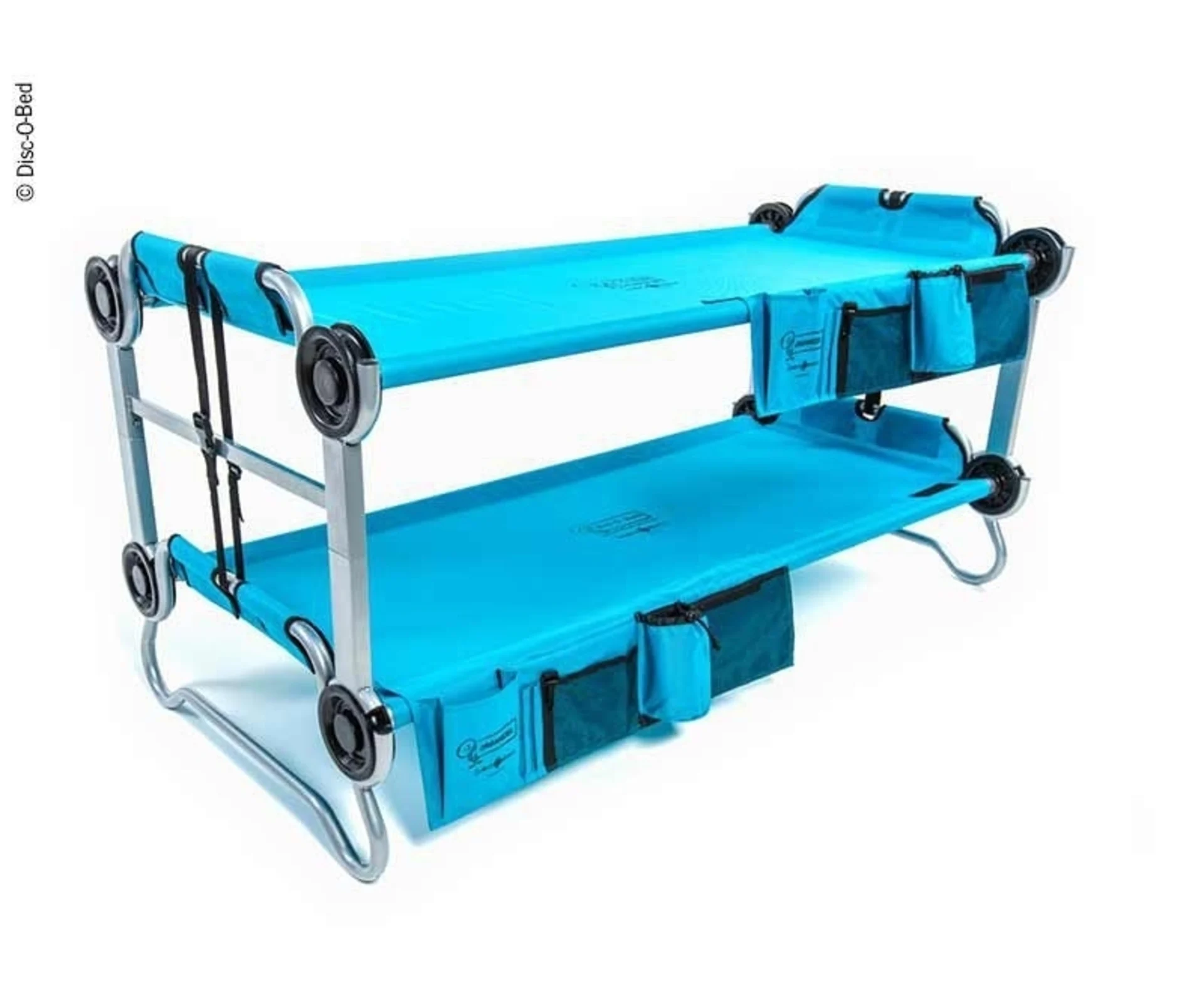 Lit superposé Kids-O-Bunk pour enfants en bleu - Lit de camping innovant pour le confort et le gain de place