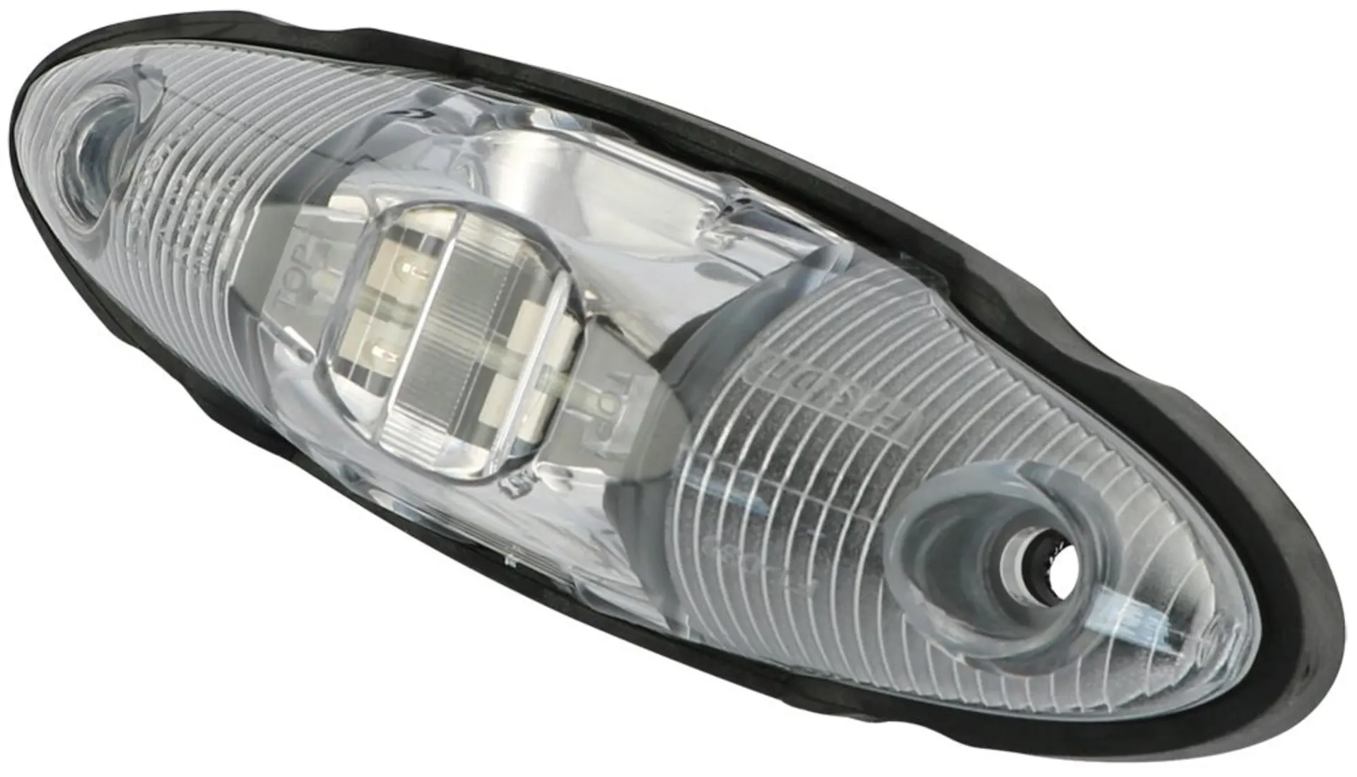 Fristom - LED-Umrissleuchte rt/or/ws 12/24V 120x40x35mm, Kabelanschluss