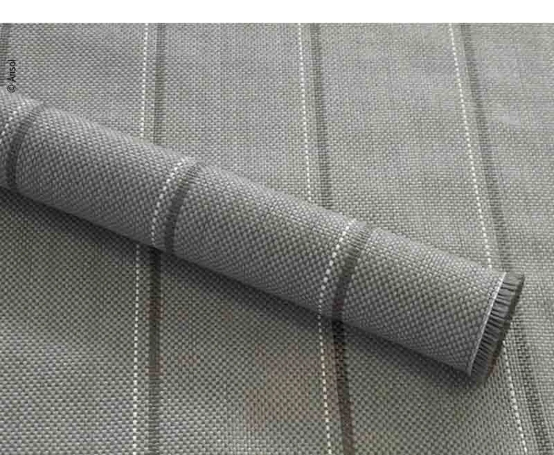 Auvent gris foncé 3x6m avec tapis de sol - Arisol tapis de sol standard ou deluxe