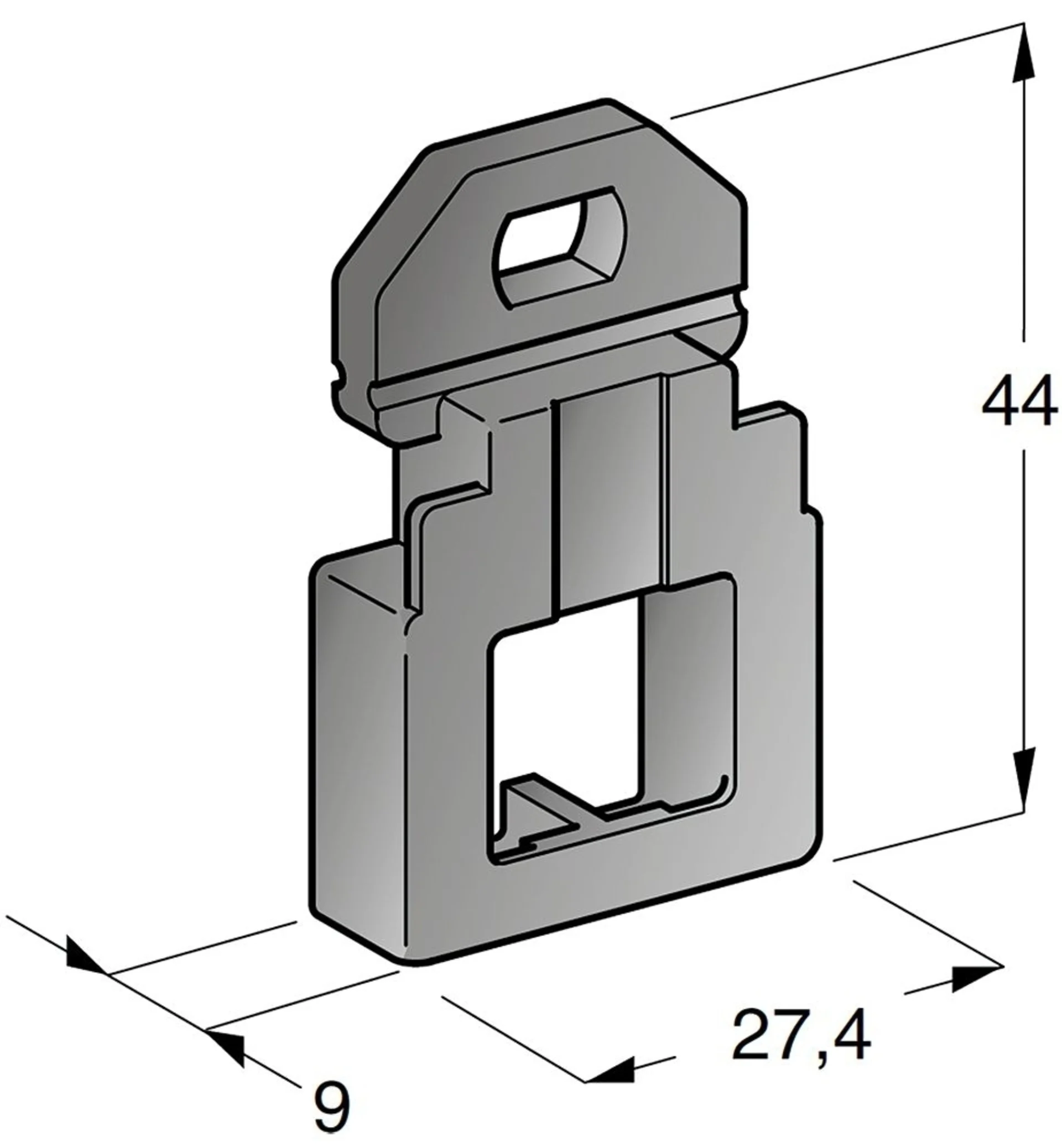 Support pour porte-fusible Maxi-Sich.