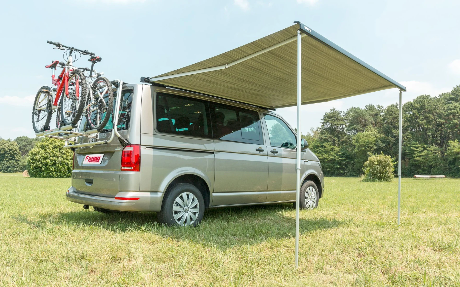 Fiamma Dachmarkise F40 Van 270 cm für VW T5 / T6 (Deep Black / Royal Grey)