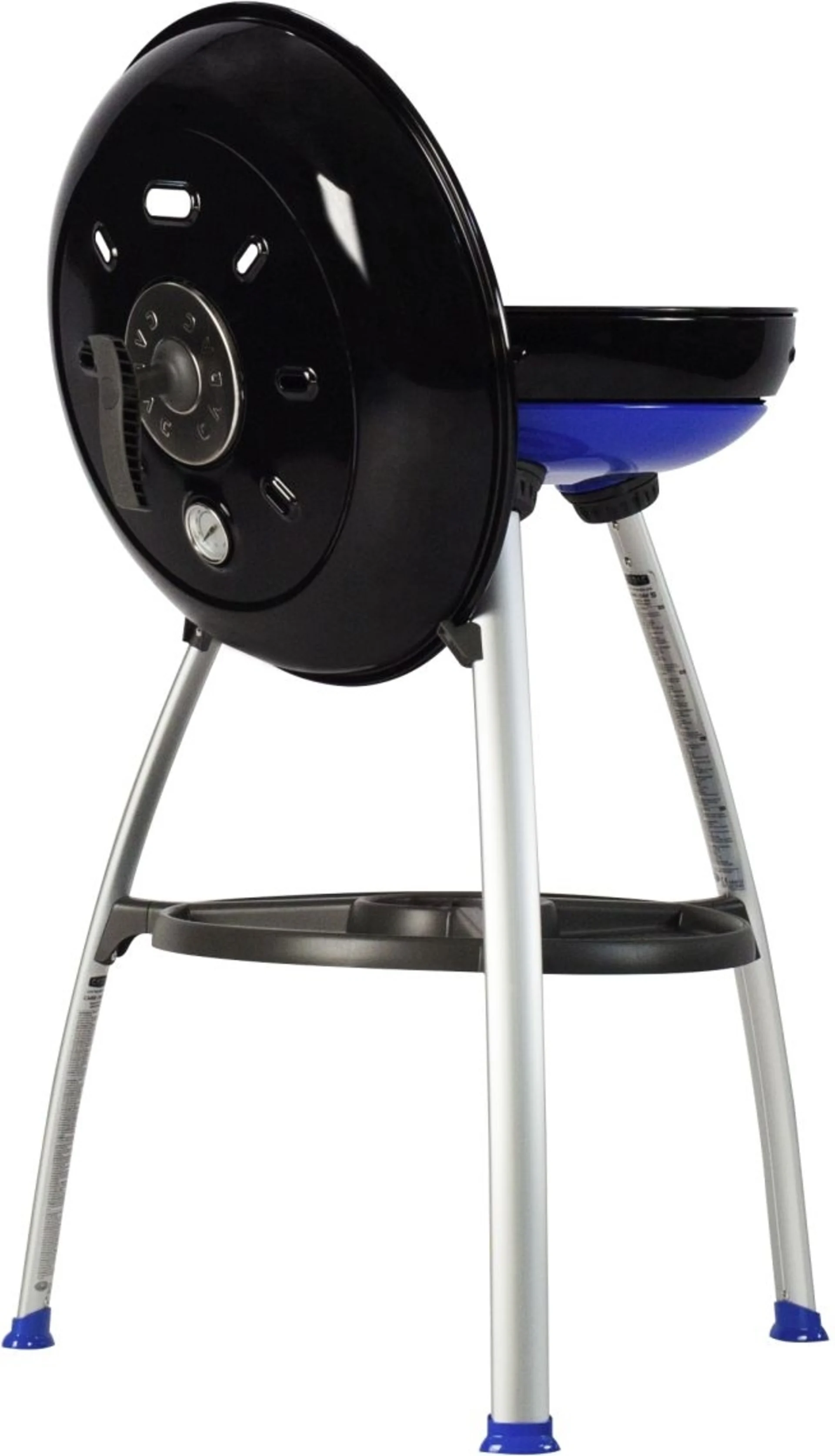 Cadac Gasgrill Carri Chef 50 mbar mit BBQ/Plancha, Topfständer und Deckel