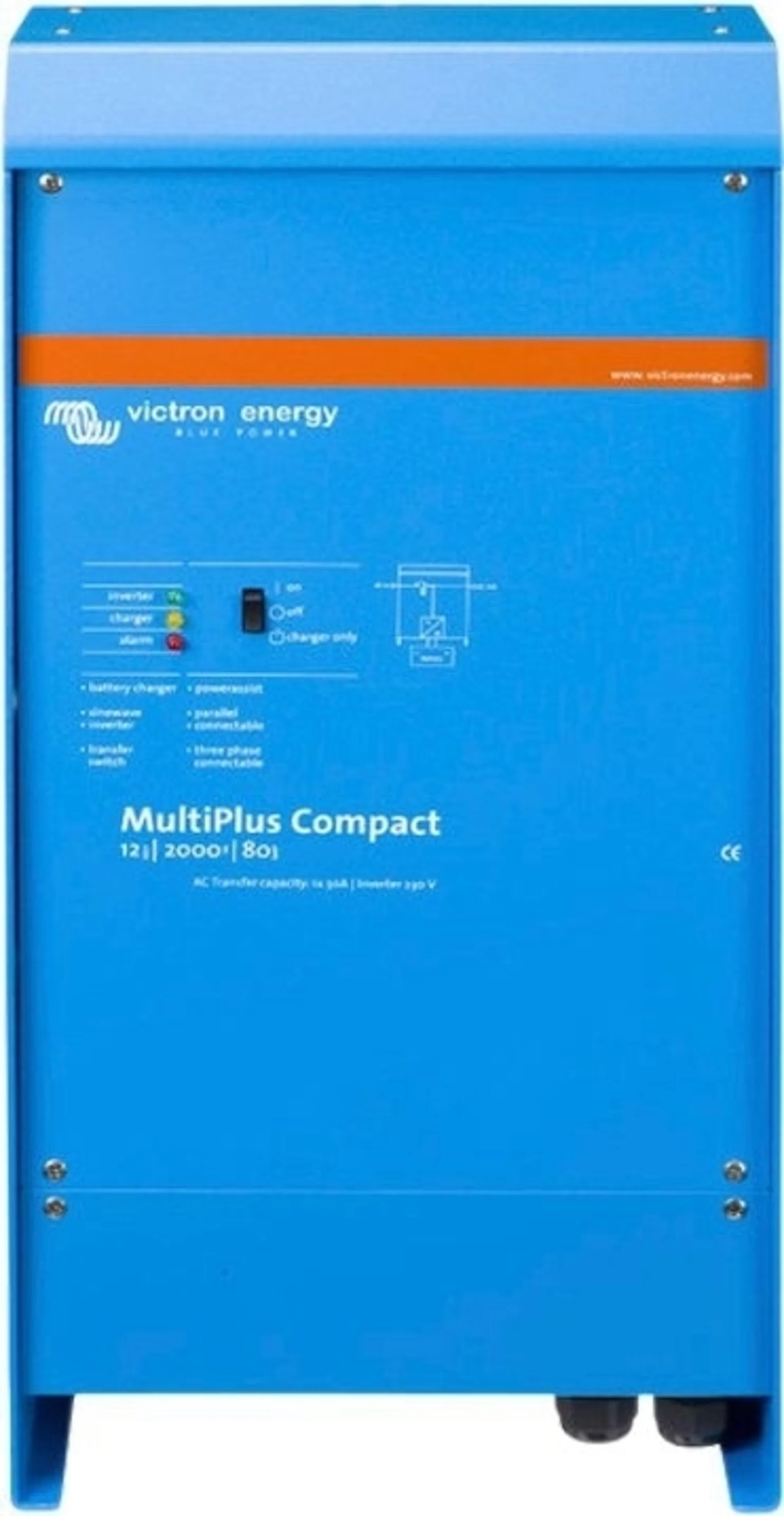 Victron Multiplus Compact Wechselrichter / Ladegerät 12 V 2000 W 80 A