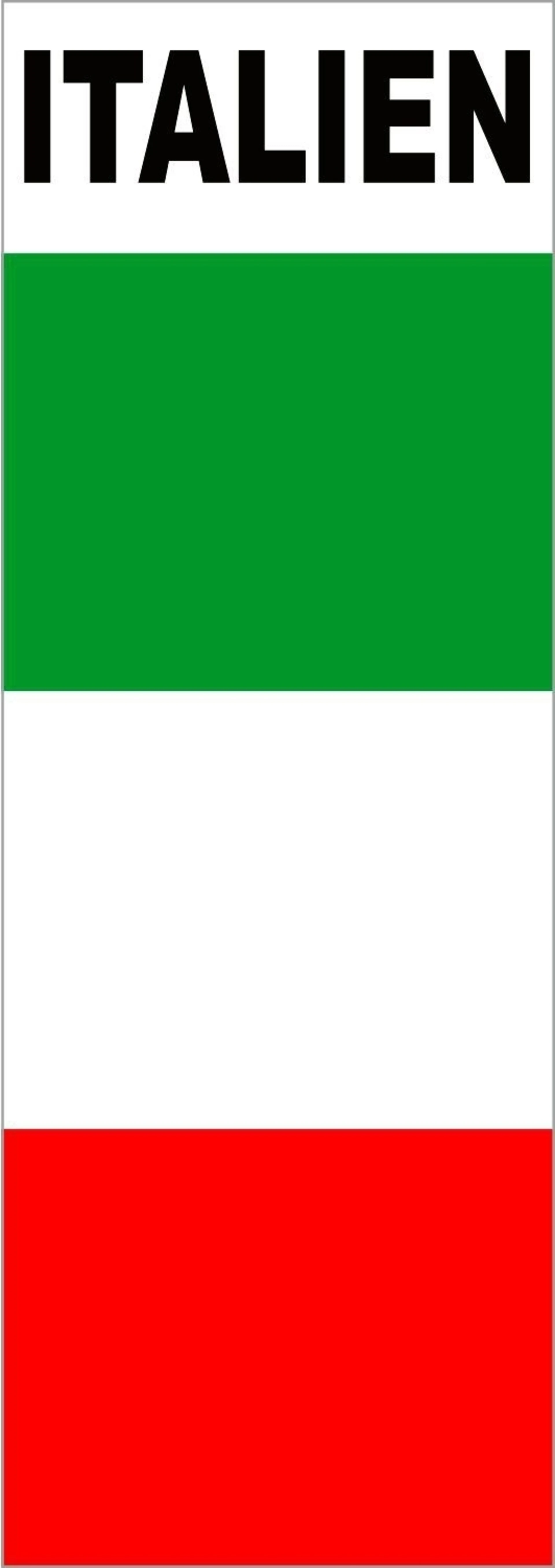 Schütz Italien Aufkleber 110 x 40 mm
