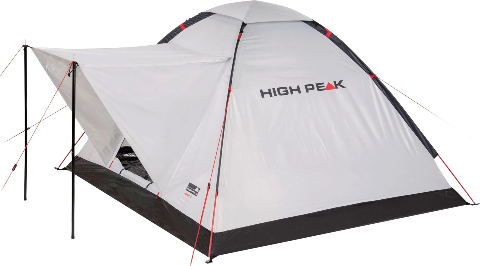 Tente dôme autoportante à simple toit High Peak Beaver 3, 3 personnes, blanche Tente dôme autoportante à simple toit High Peak Beaver 3, 3 personnes, blanche