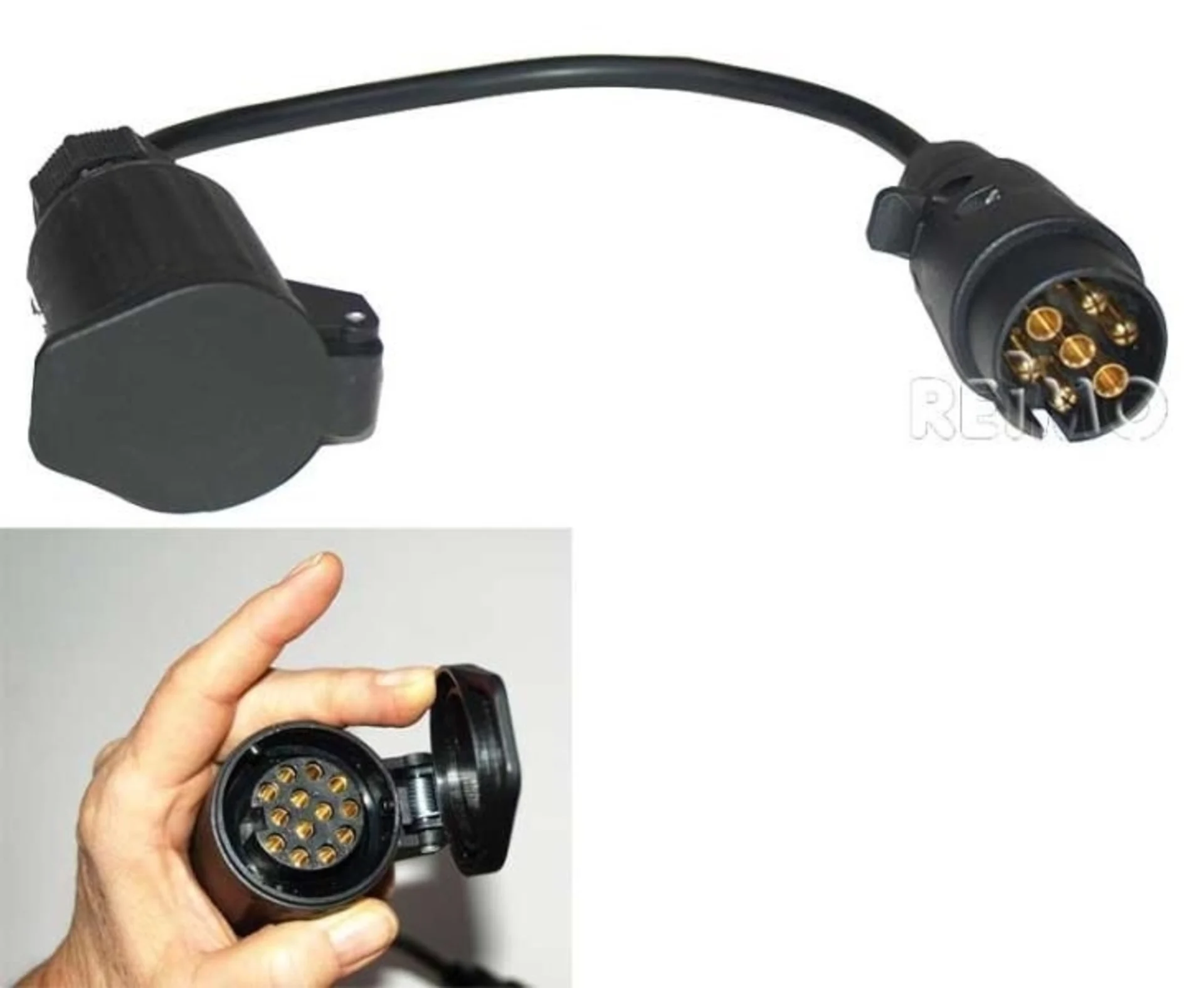 Adapterkabel von 7-poliger Dose zu 13-poligem Stecker - 30cm