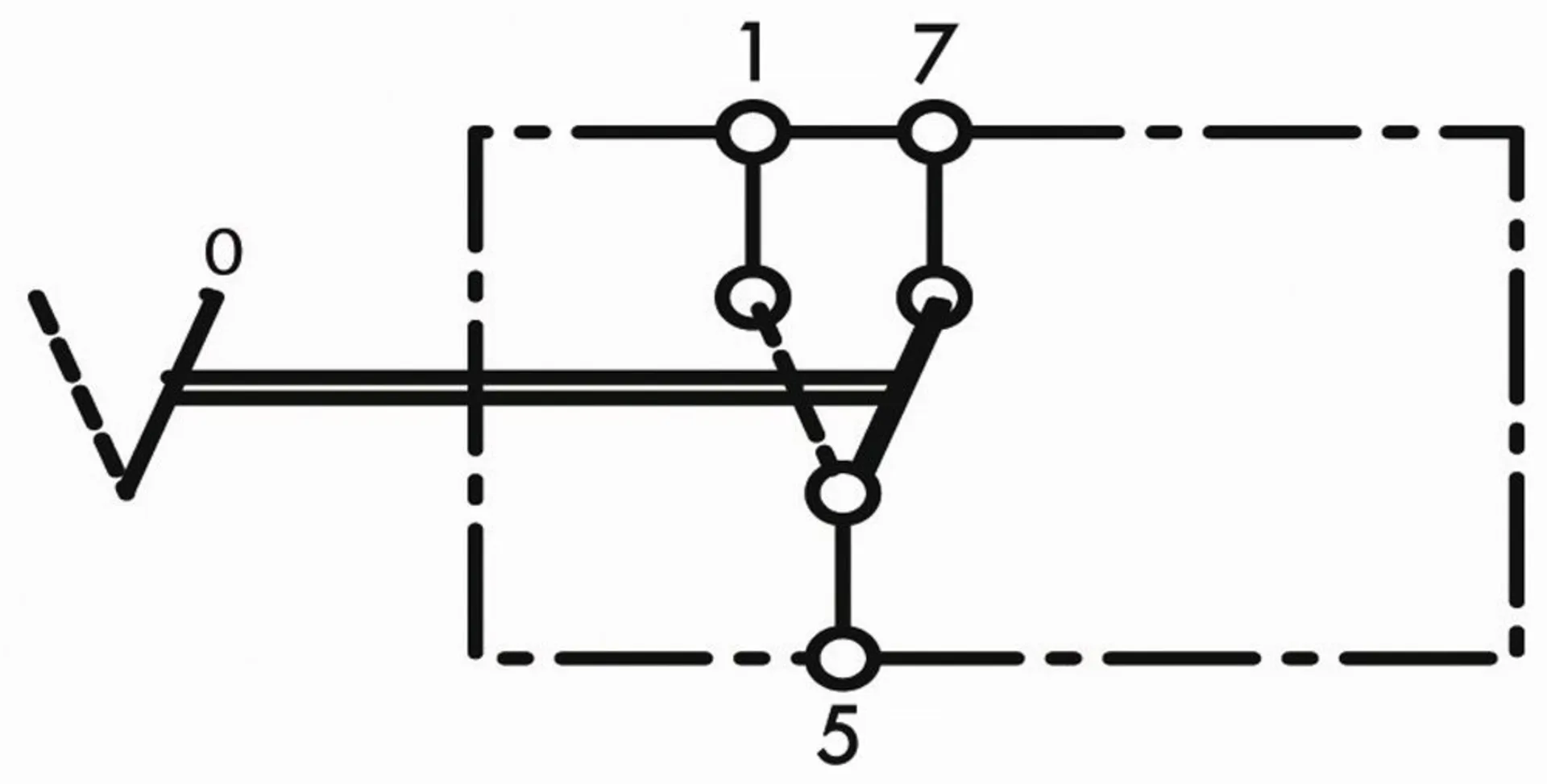 Drücker-Umschalter 1-2 mit Kappe 1 - 2, Loch-ø: 12 mm, 12 V 6A, 2.8 mm