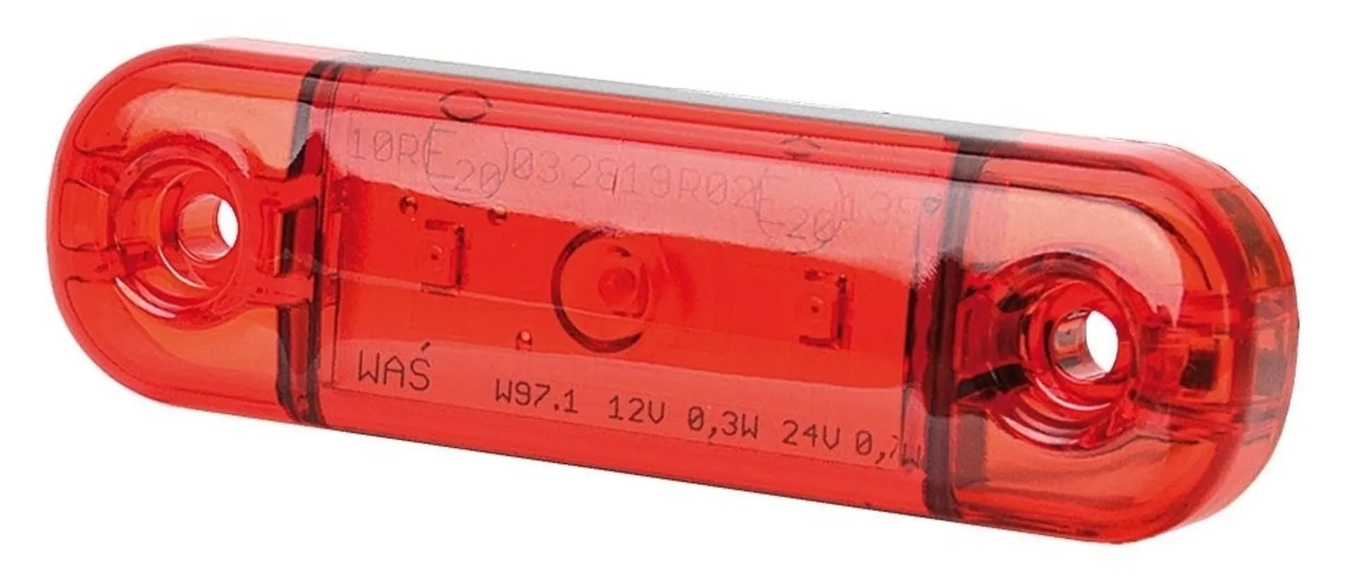 WAS - Feu de position LED 12/24 V rouge