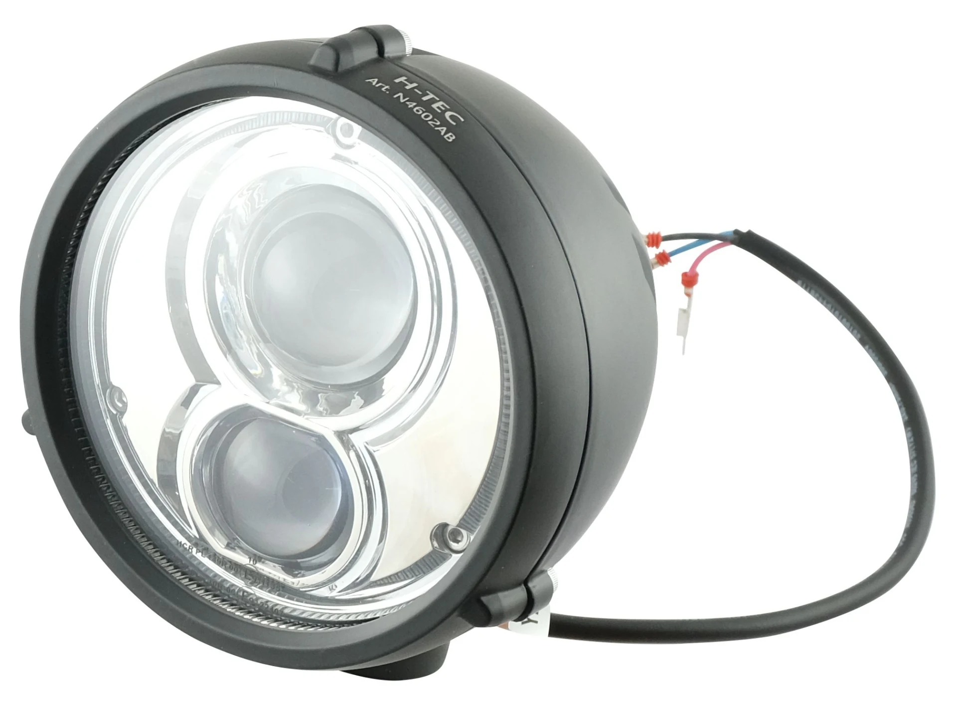 LED - Hauptscheinwerfer Aufbau 12 / 24 V ø 144 x 165 mm / 10 - 30 V / 4’800 Lumen / Abblend- und Fernlicht LED - Hauptscheinwerfer Aufbau 12 / 24 V ø 144 x 165 mm / 10 - 30 V / 4’800 Lumen / Abblend- und Fernlicht