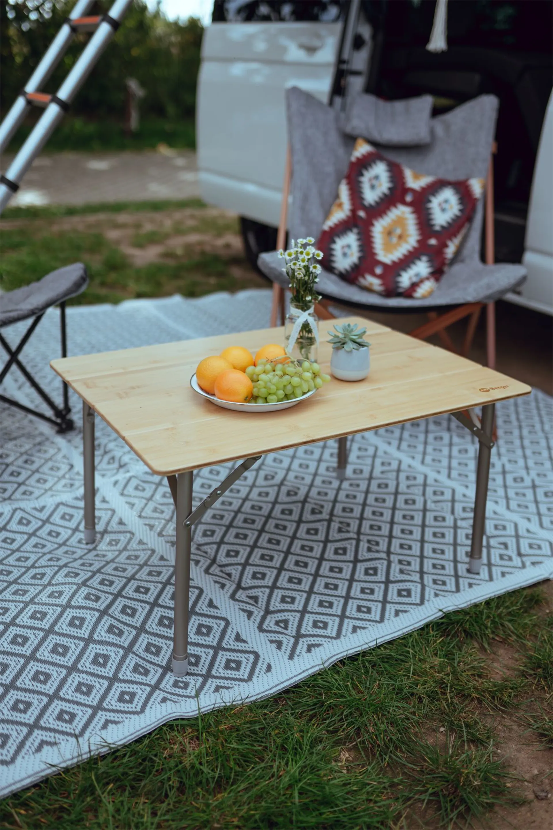 Berger Carry Table pliante 80 x 60 cm