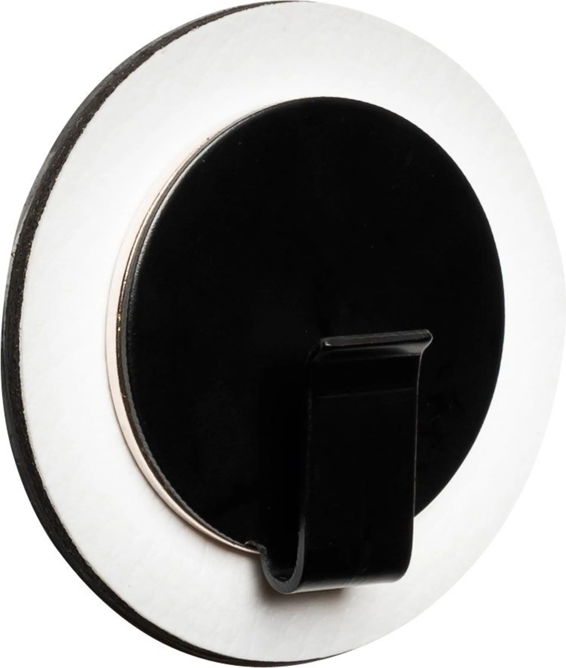 silwy® Clever Crochet magnétique incl. métal Nano Gel Pad Blanc / Noir
