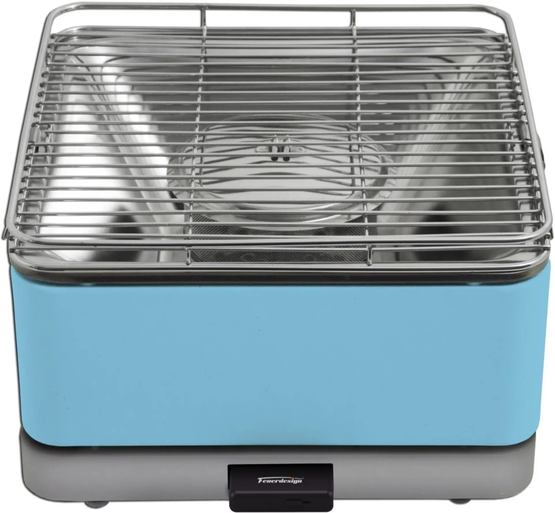 Feuerdesign Teide Holzkohle-Tischgrill blau