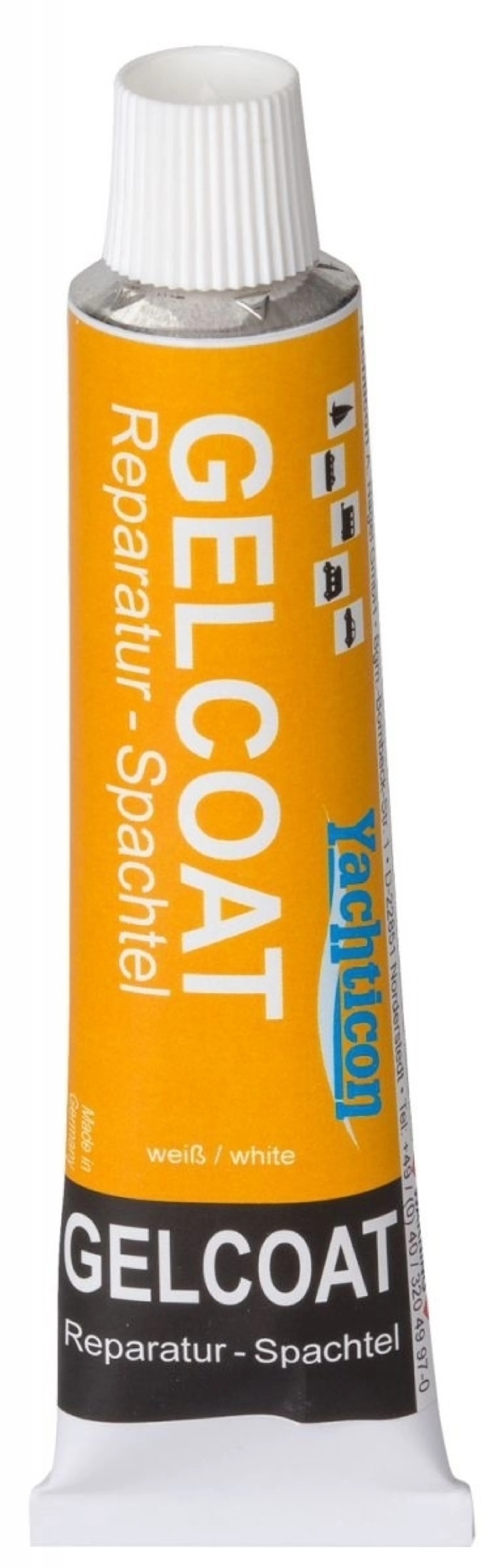 Yachticon Gelcoat Reparatur Spachtel weiß 70 g