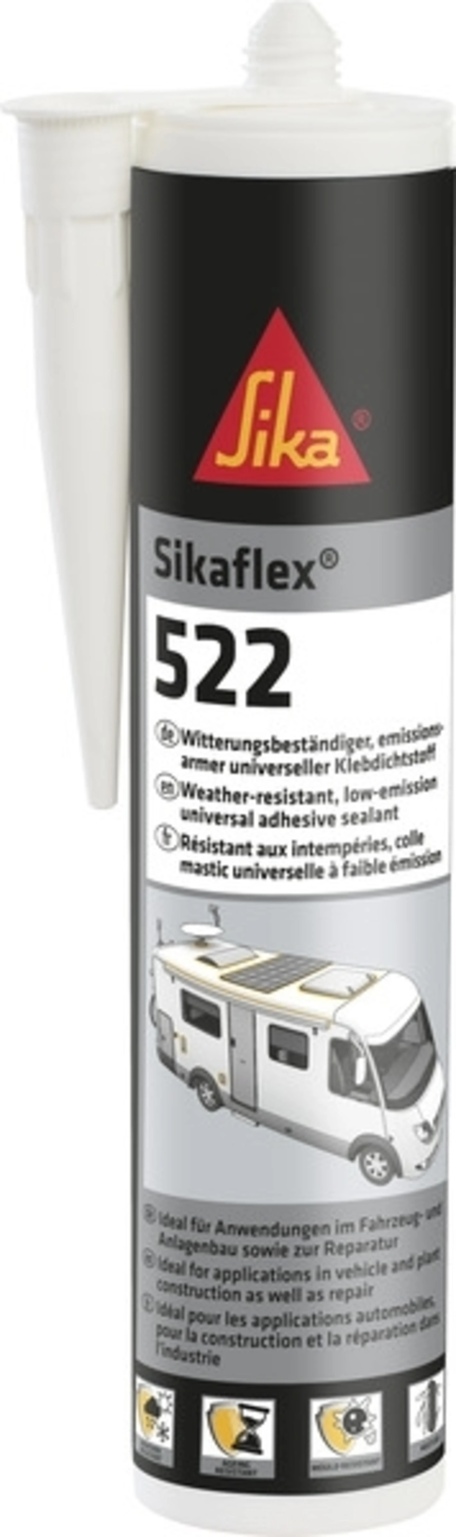 Klebdichtstoff Sikaflex-522 - 300 ml - Grau Klebdichtstoff Sikaflex-522 - 300 ml - Grau
