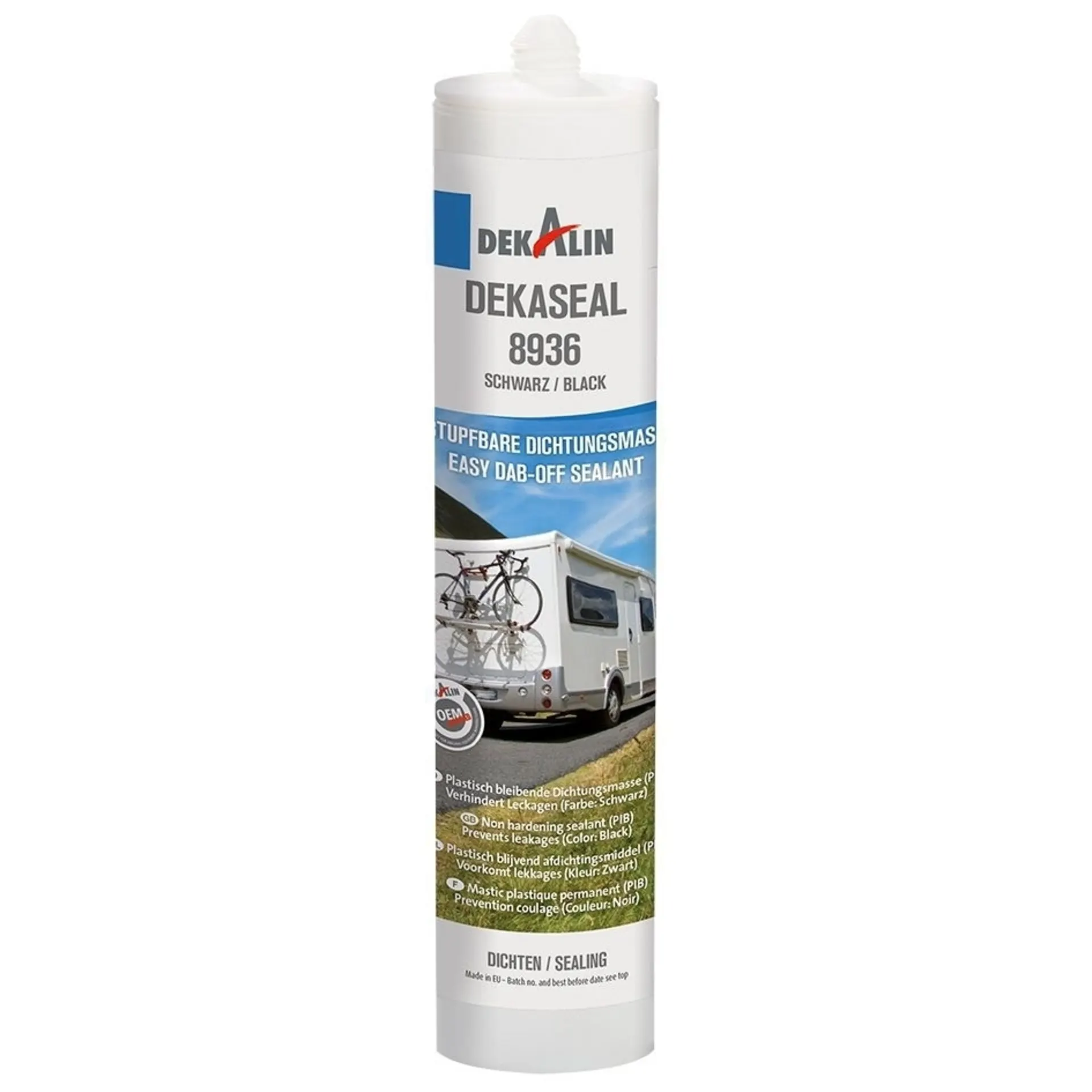 Dekalin Dekaseal 8936 Abtupfbare Dichtungsmasse Schwarz 310 ml