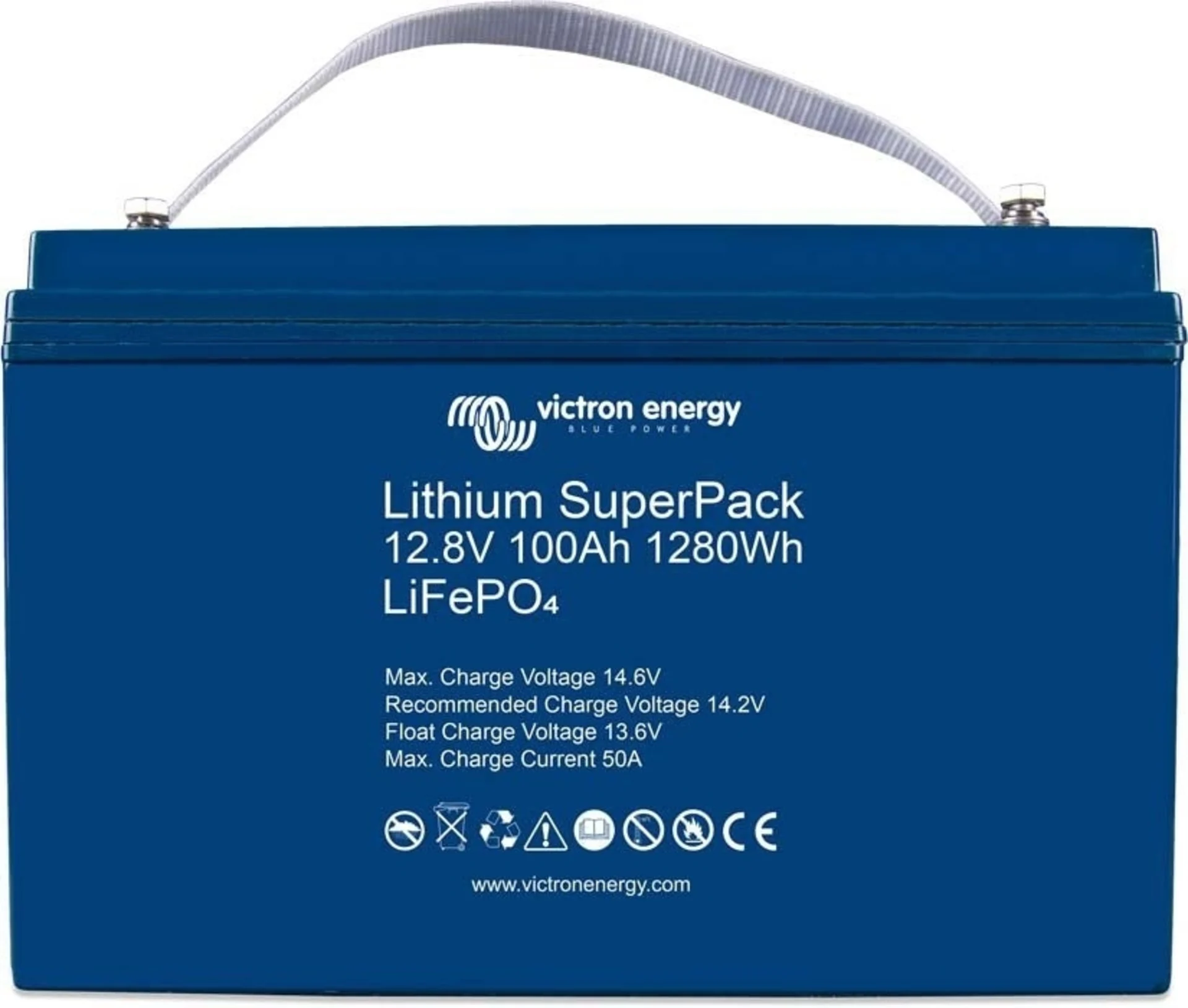 Victron Lithium SuperPack 12,8V/100Ah (M8) Hochstrom-Batterie