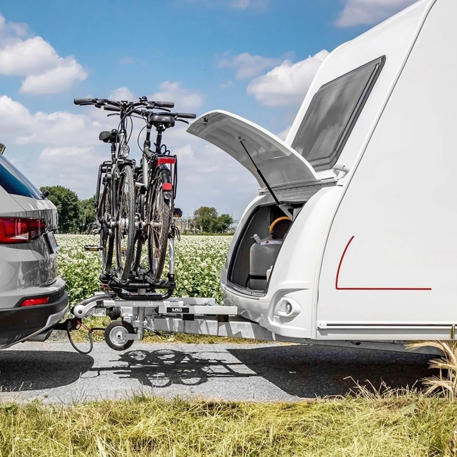 LAS Fahrradträger BC260 für Wohnwagendeichsel, 2 Räder