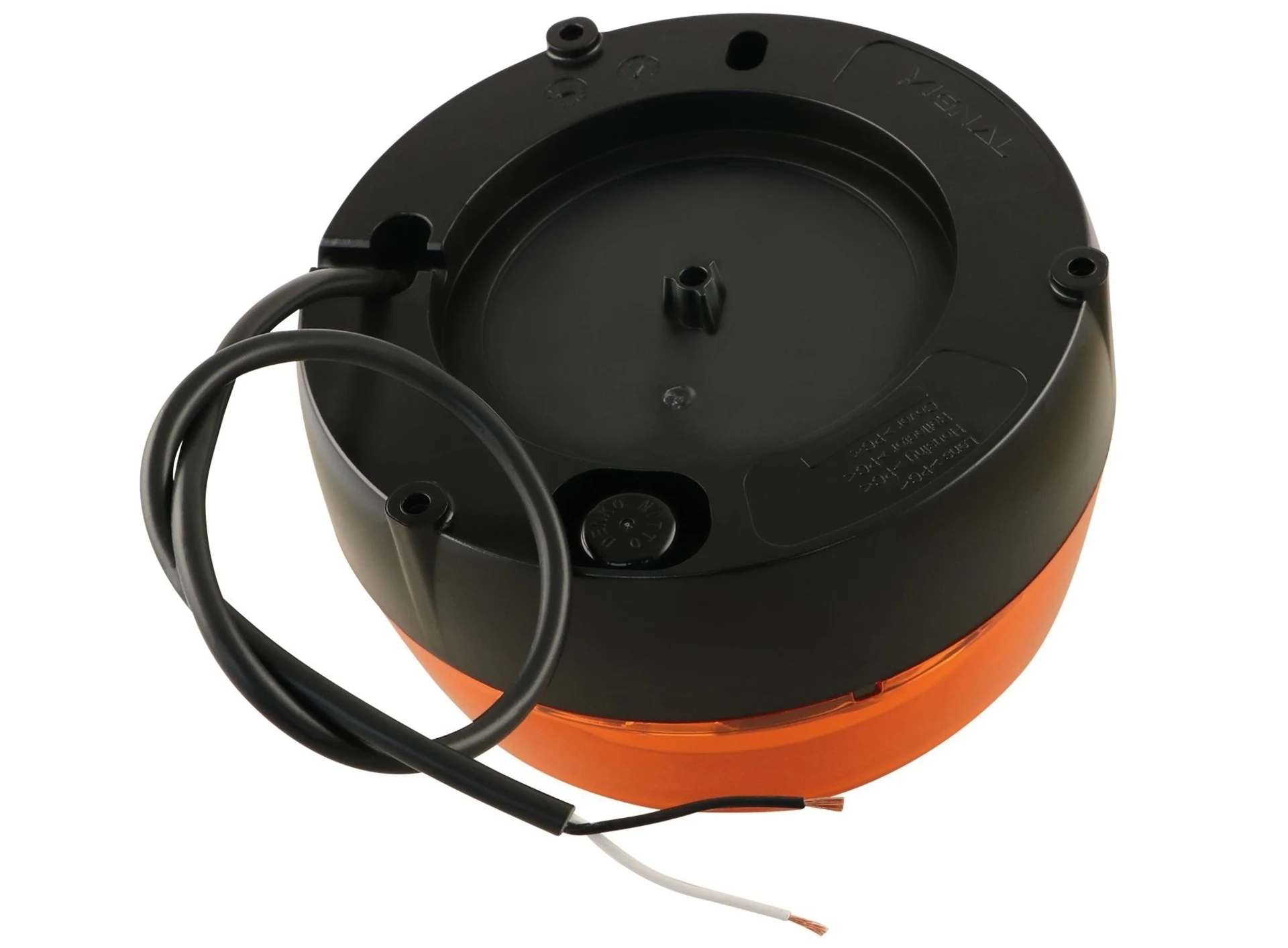 LED-Rundumleuchte Atlas gelb, rotierend, 9 - 32 V, IP69K