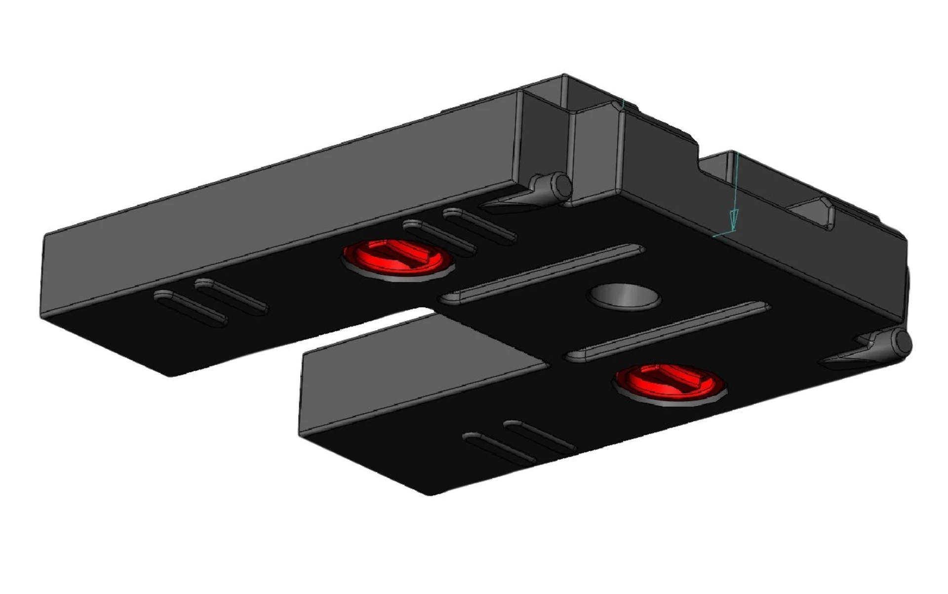 Aplast réservoir d'eaux usées pour Renault Master 67 litres Aplast réservoir d'eaux usées pour Renault Master 67 litres