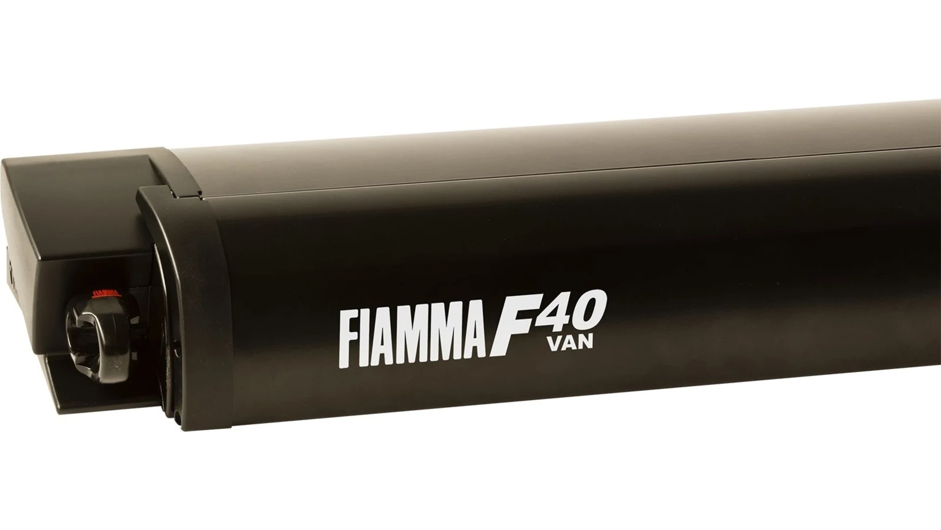 Fiamma F40van 270 Dachmarkise Gehäusefarbe Deep Black Tuchfarbe Royal Grey 2,7 m