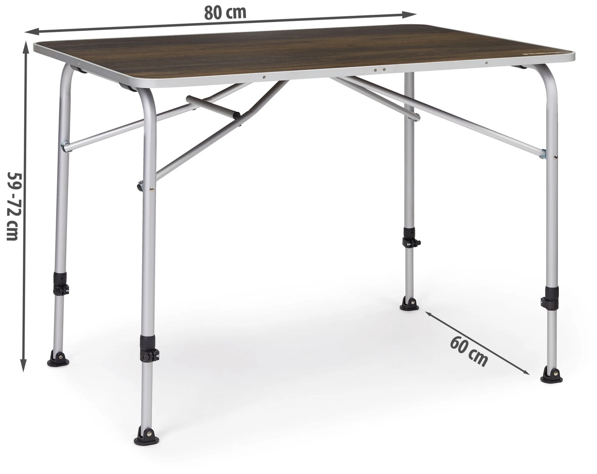 Berger Livenza Campingtisch Größe 1 Dunkel 80 x 60 cm