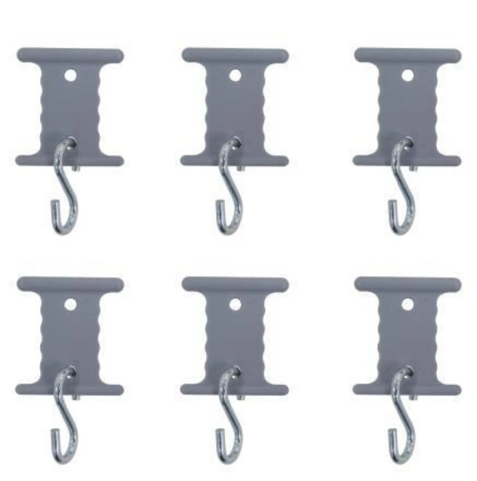 Kit de suspensions pour stores avec 6 pièces, y compris les crochets en S et un diamètre de 5+7mm