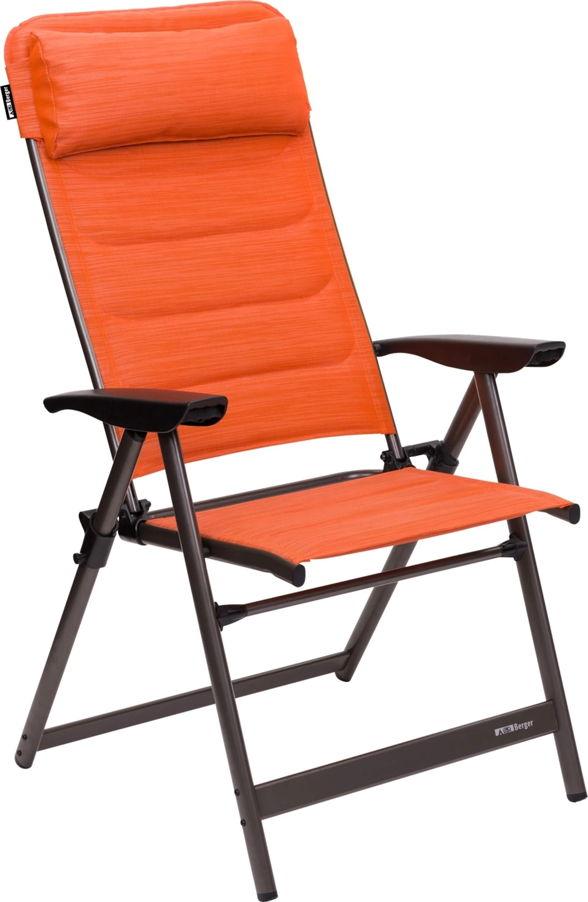 Berger Slimline fauteuil pliant orange modèle 23