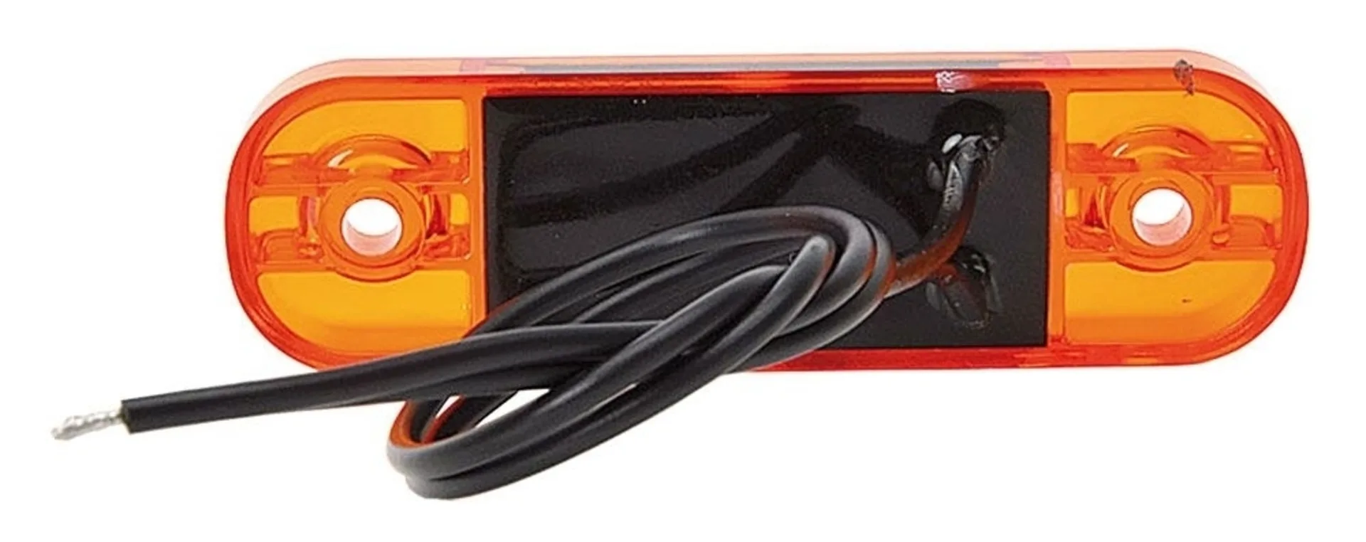 WAS - LED-Seitenmarkierleuchte 12/24V 83.8 x 24.2 x 10.4 mm, orange, IP68, mit Gummiunterlage WAS - LED-Seitenmarkierleuchte 12/24V 83.8 x 24.2 x 10.4 mm, orange, IP68, mit Gummiunterlage
