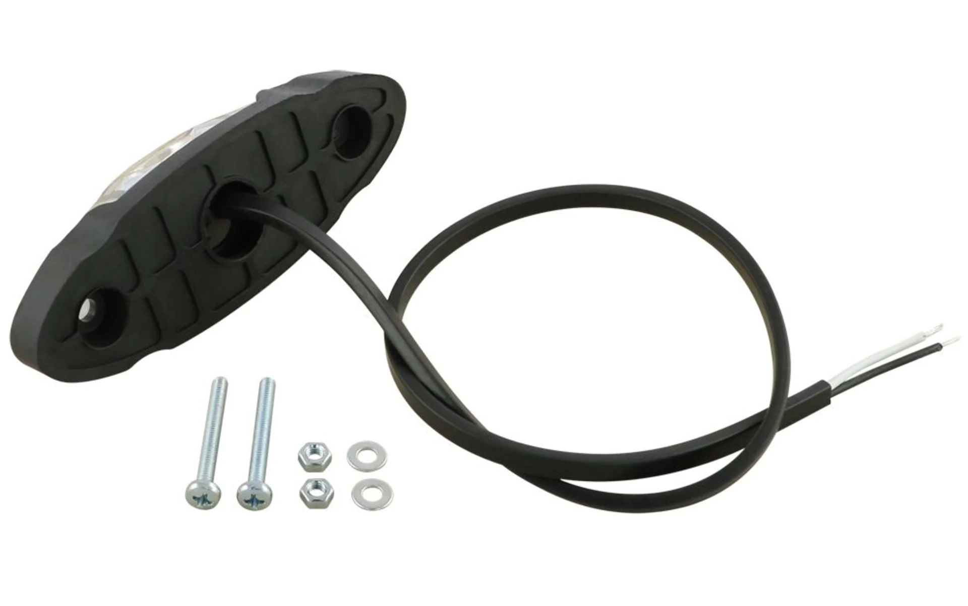 Fristom - LED-Umrissleuchte rt/or/ws 12/24V 120x40x35mm, Kabelanschluss