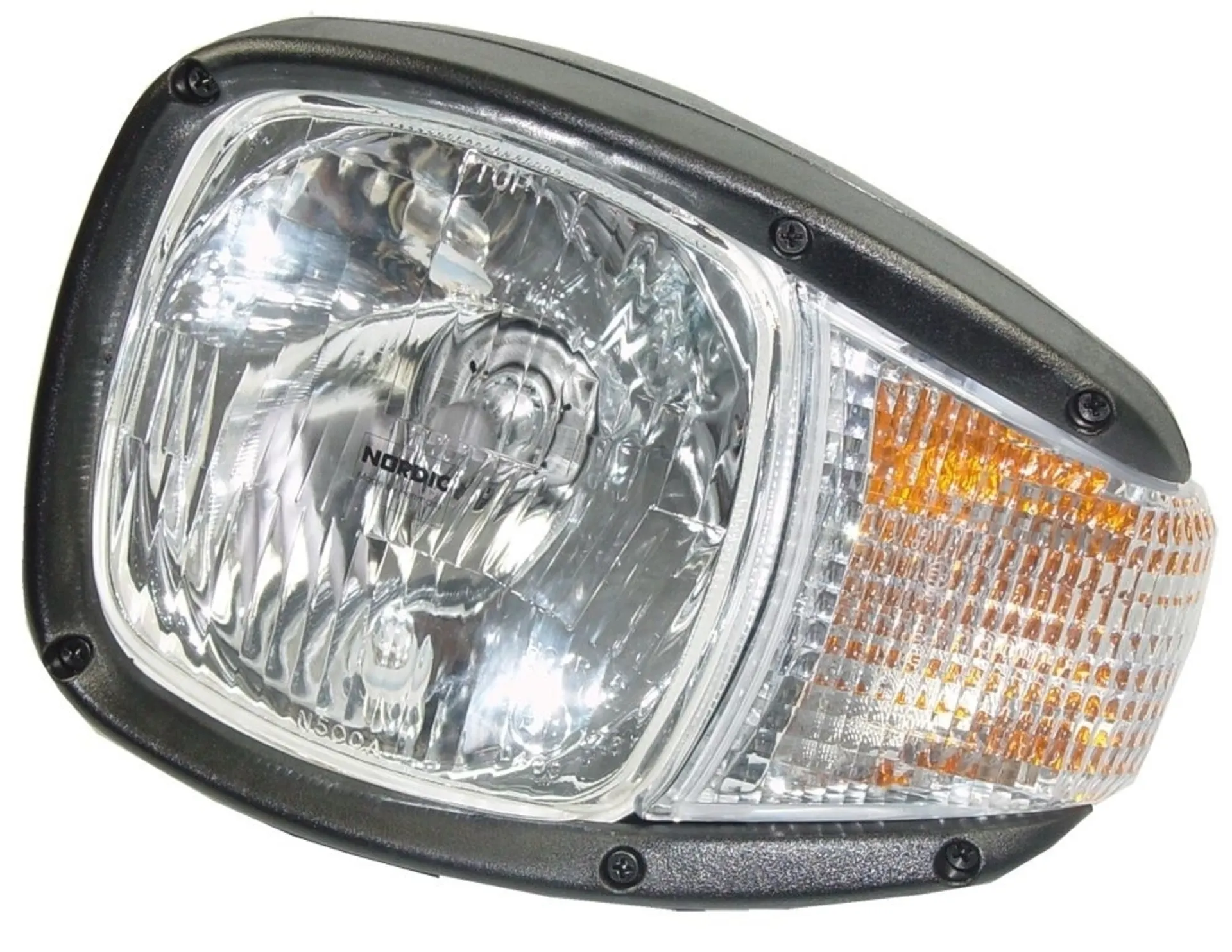 Nordic N500 AEBI Hauptscheinwerfer H4 links 230 x 160 x 150 mm, Halogen mit Blinker