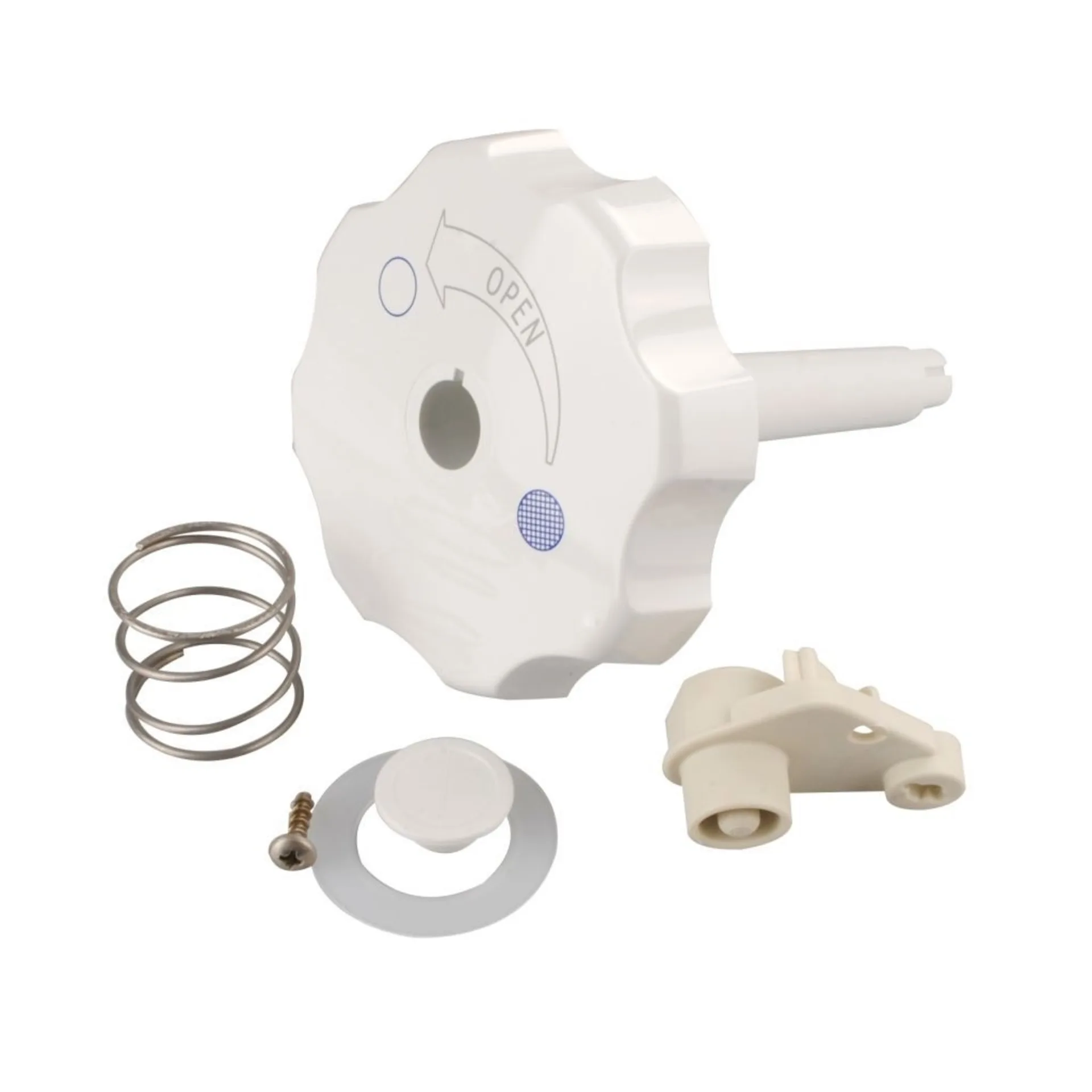 Bouton de rinçage C2/3/4 blanc