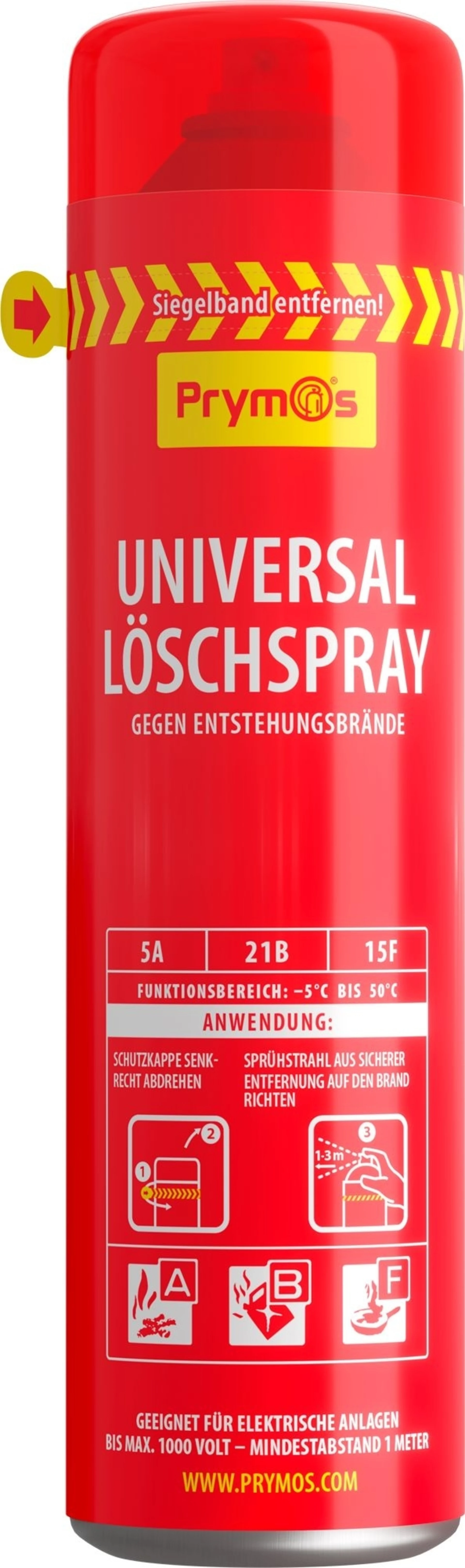 Spray extincteur universel Prymos 625 ml