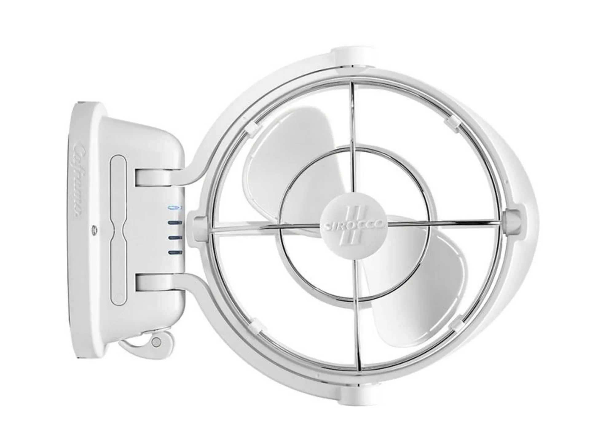 12/24V Ventilator SIROCCO II mit 360° Luftstrom