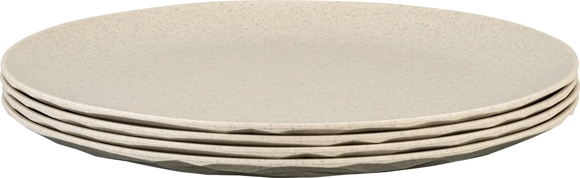 Koziol Tellerset Club Plate 4 teilig flach 260 mm Nature desert sand Koziol Tellerset Club Plate 4 teilig flach 260 mm Nature desert sand