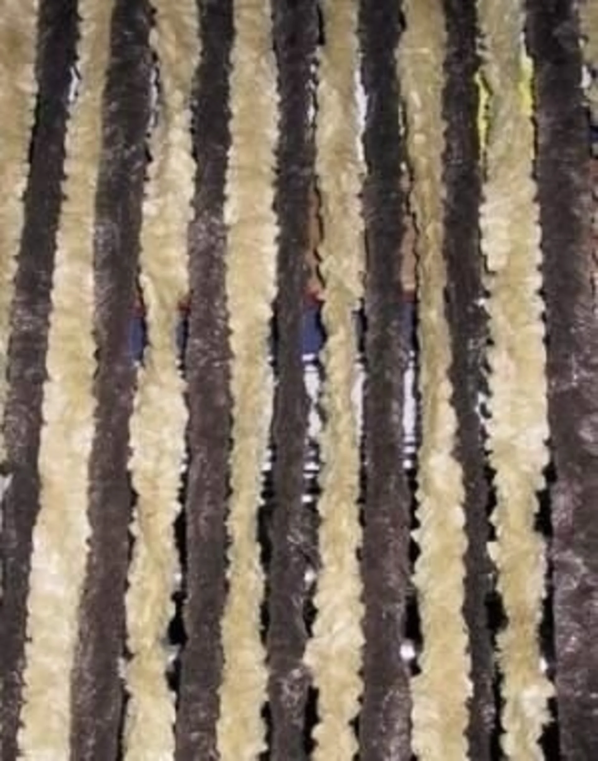Flauschvorh.100x200bra/be