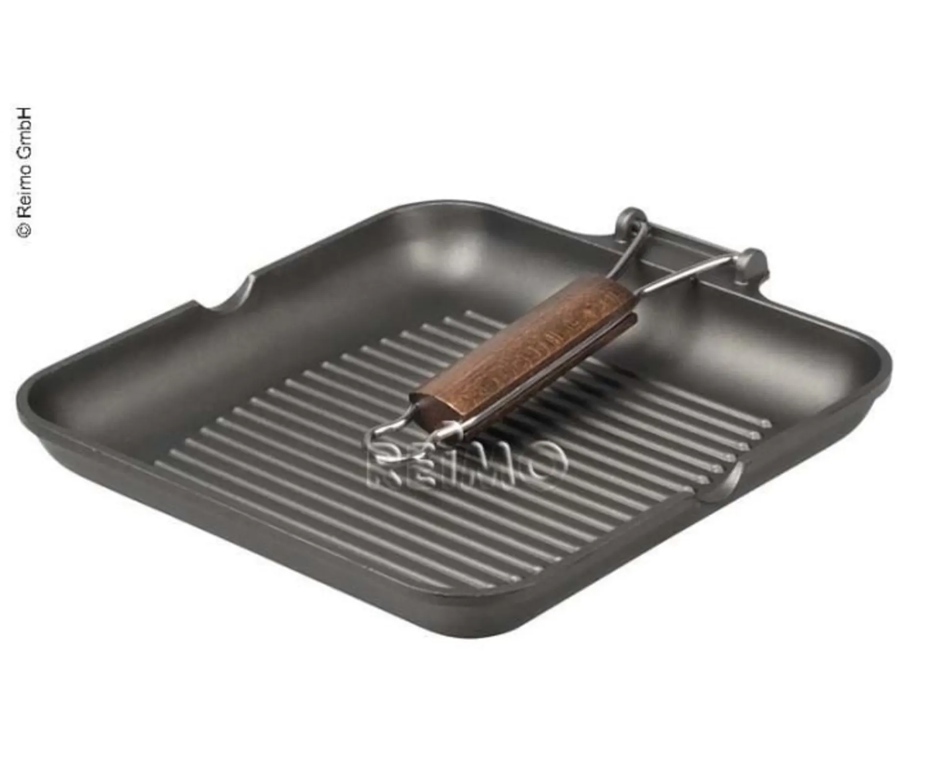 Grillpfanne 28cm, Alumin.
