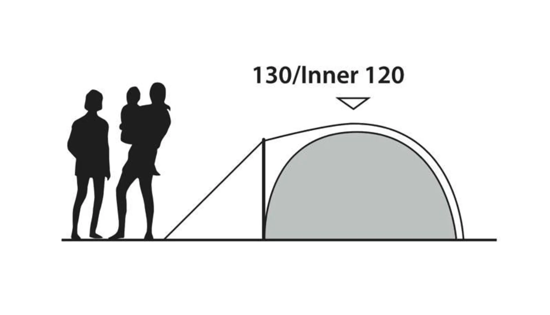 Tente dôme Outwell Cloud 3 pour 3 personnes