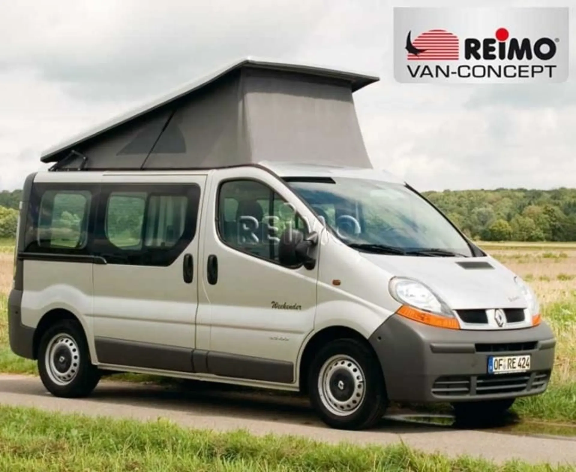 Schlafdach für Renault Trafic, Opel Vivaro und Nissan Primastar bis Bj, 06/2014 - Vorne hoch