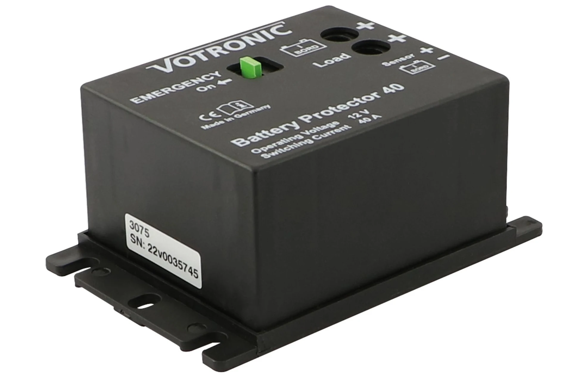 Batteriewächter 40 Ampere mit Akku-Überwachung für 12 Volt Systeme
