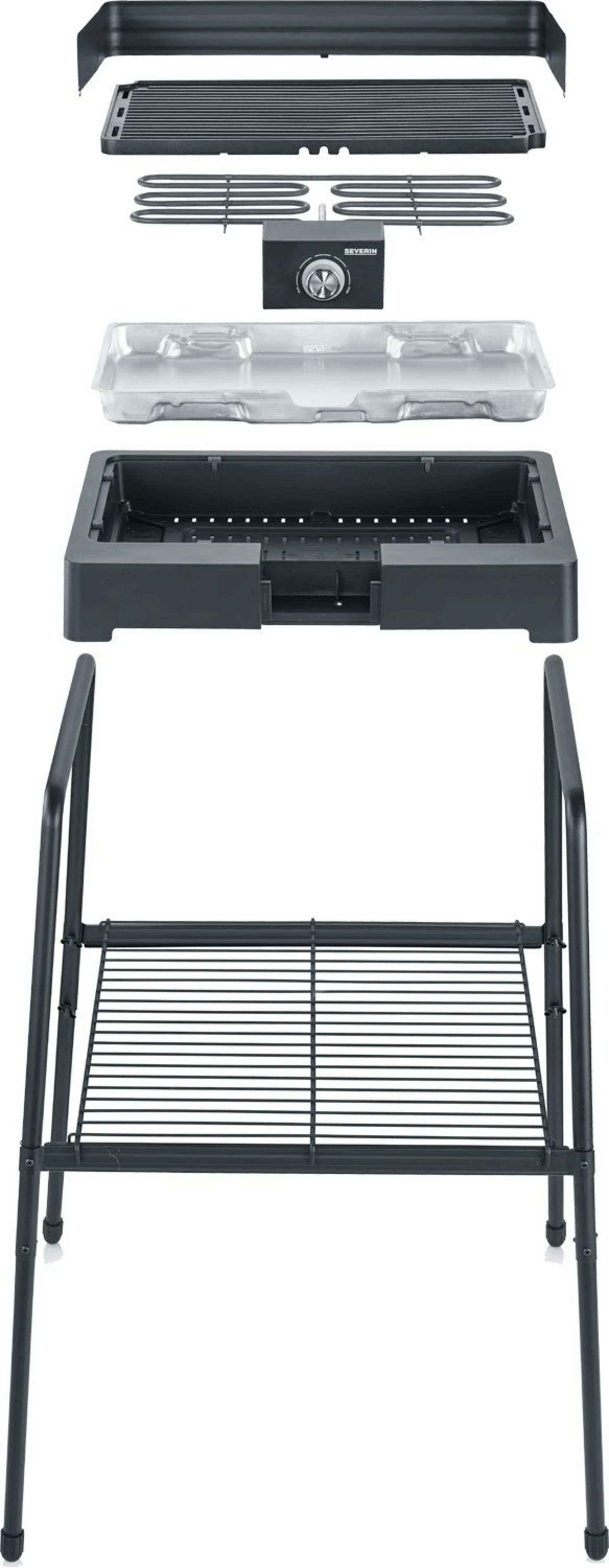 Severin Elektro Standgrill mit Grillplatte