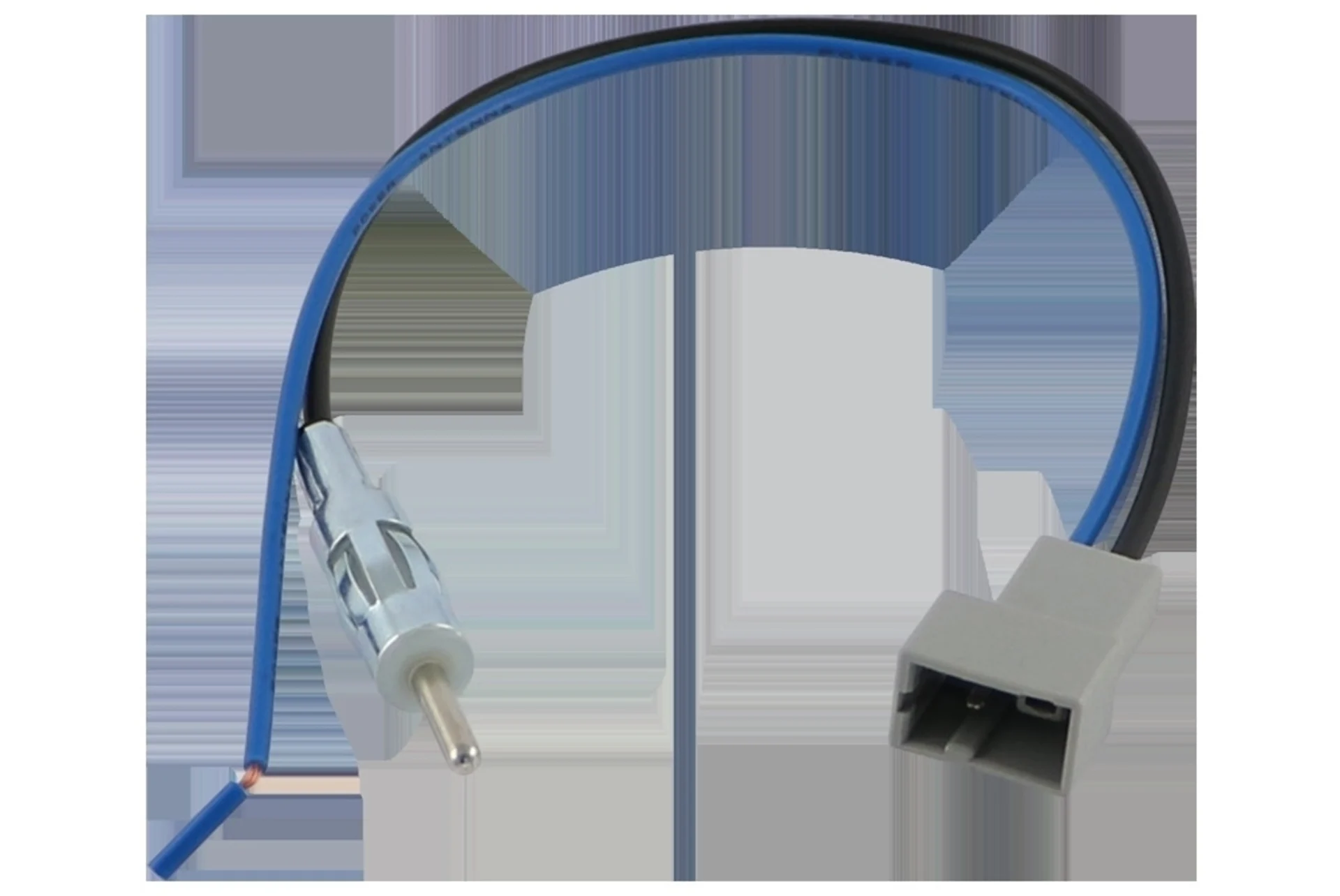 GT13 weiblich > DIN männlich Antennenadapter + Stromkabel für Phantomspeisung