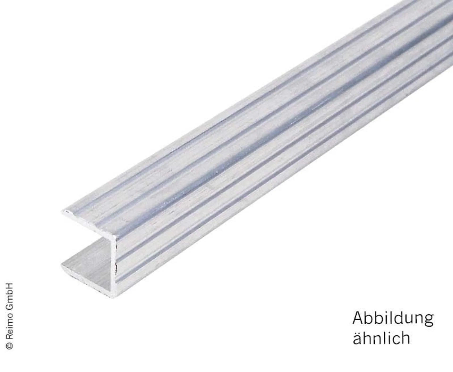 Profilé aluminium en U Protection des bords pour panneaux de meuble - 15mm x 1.12m